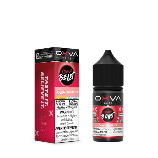 Fresh Lychee Ice by Flavour Beast x OXVA E-Liquid Salt