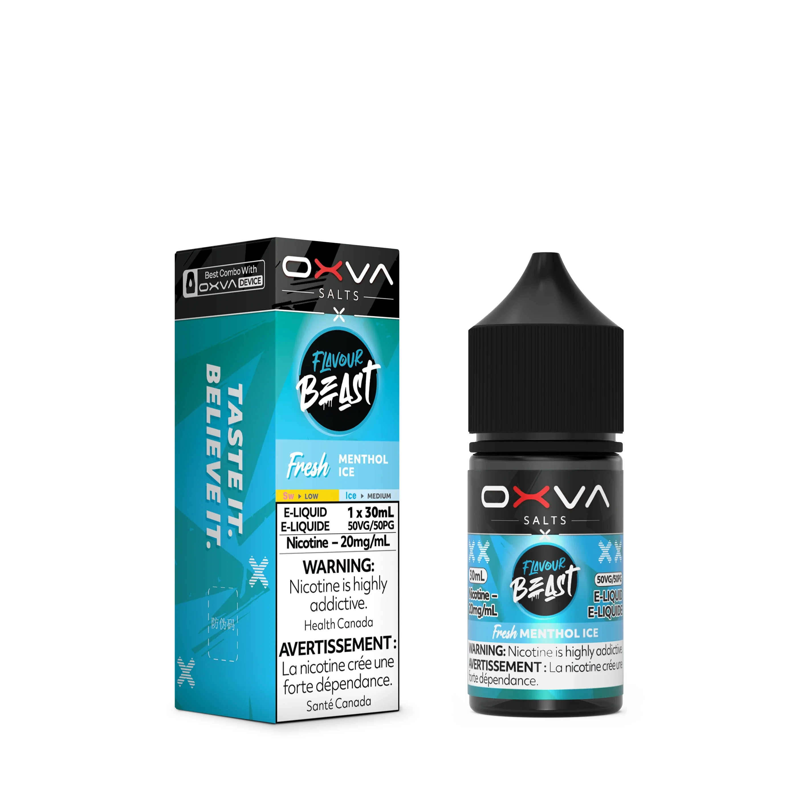 Fresh Menthol Ice by Flavour Beast x OXVA E-Liquid Salt
