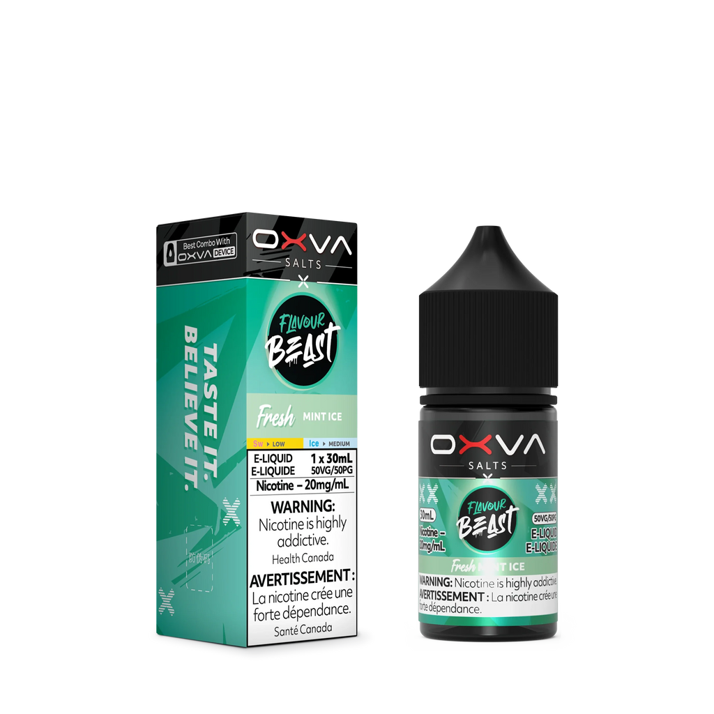 Fresh Mint Ice by Flavour Beast x OXVA E-Liquid Salt