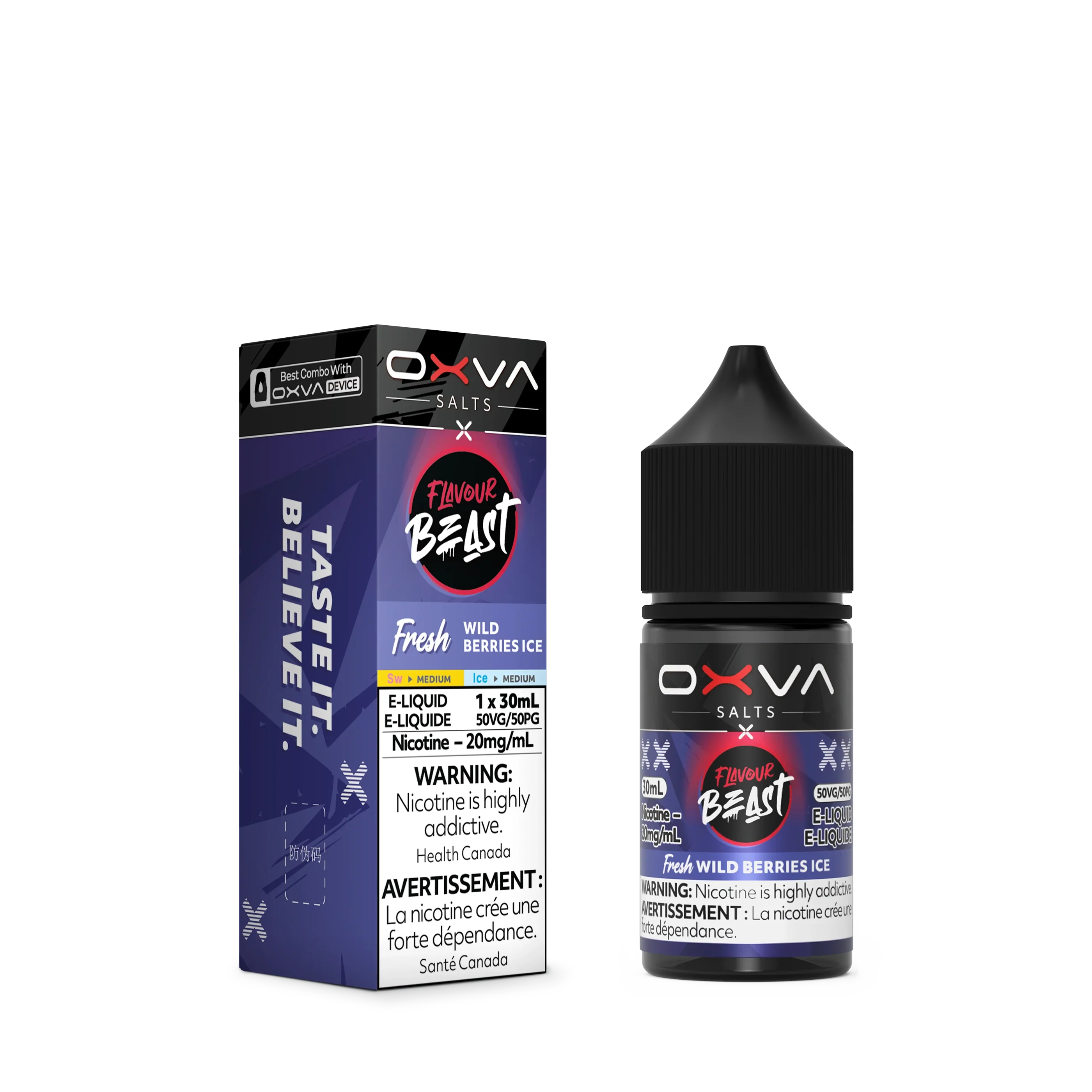 Fresh Wild Berries Ice by Flavour Beast x OXVA E-Liquid Salt