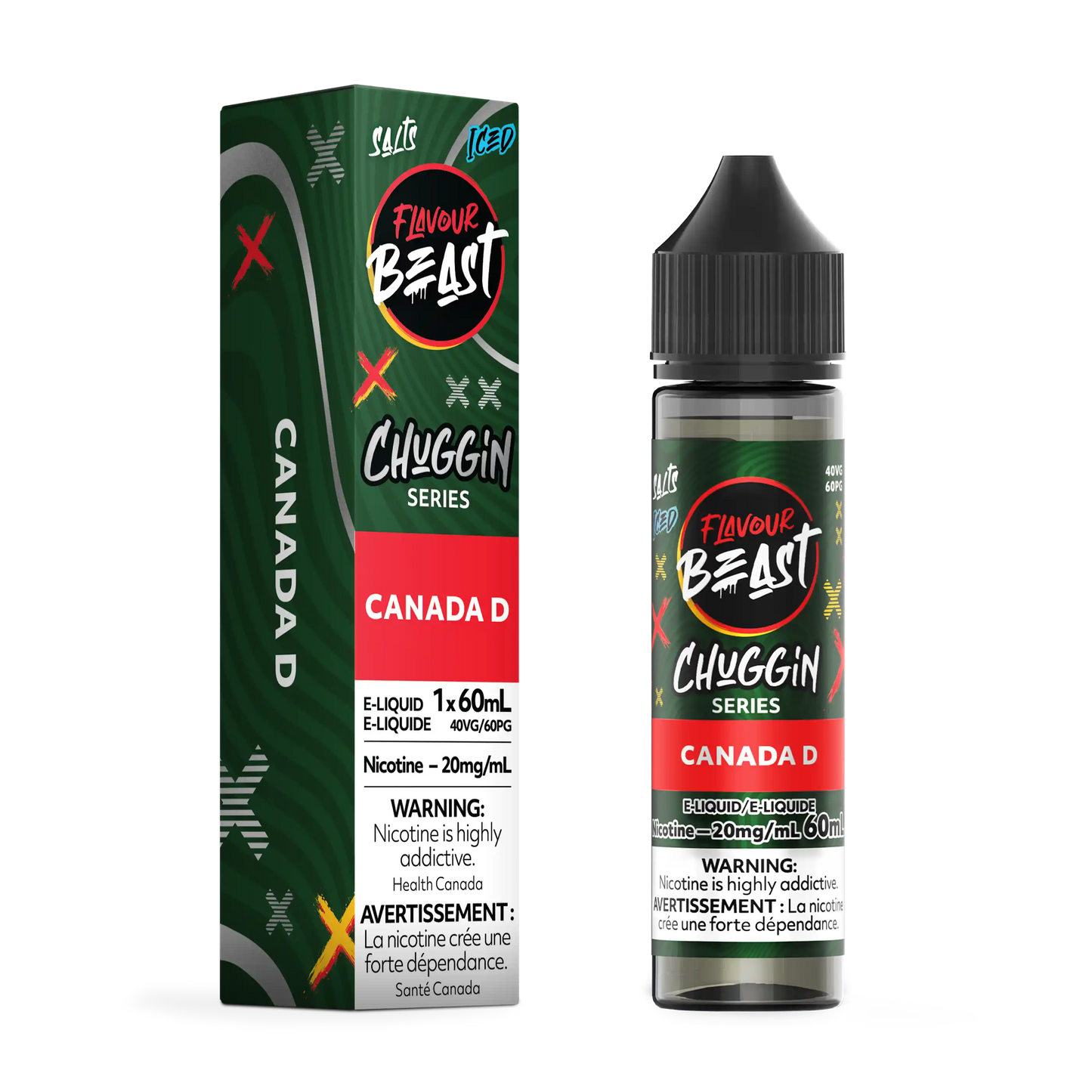 Canada D Iced by Flavour Beast Chuggin' Series Salt