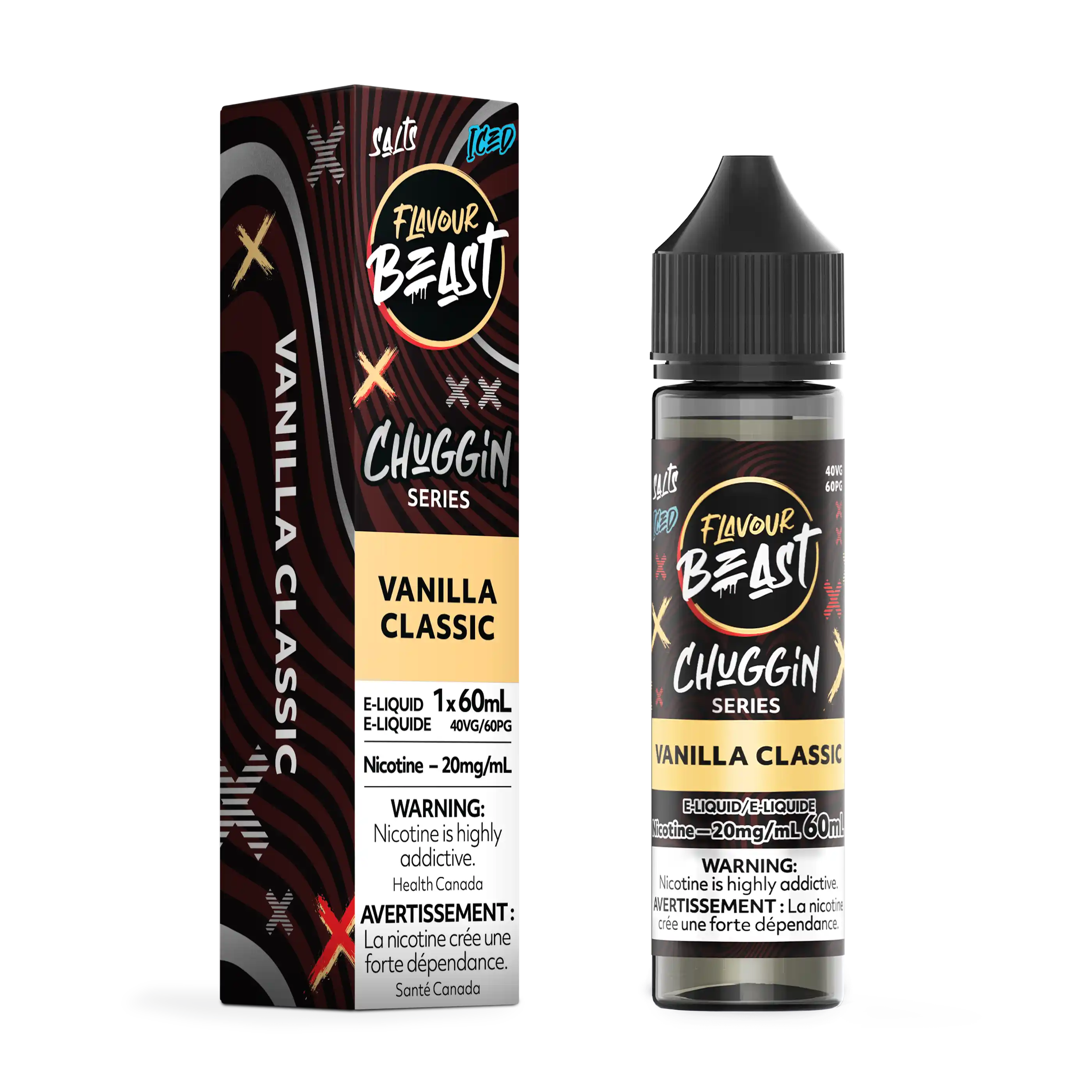 Vanilla Classic Iced by Flavour Beast Chuggin' Series Salt