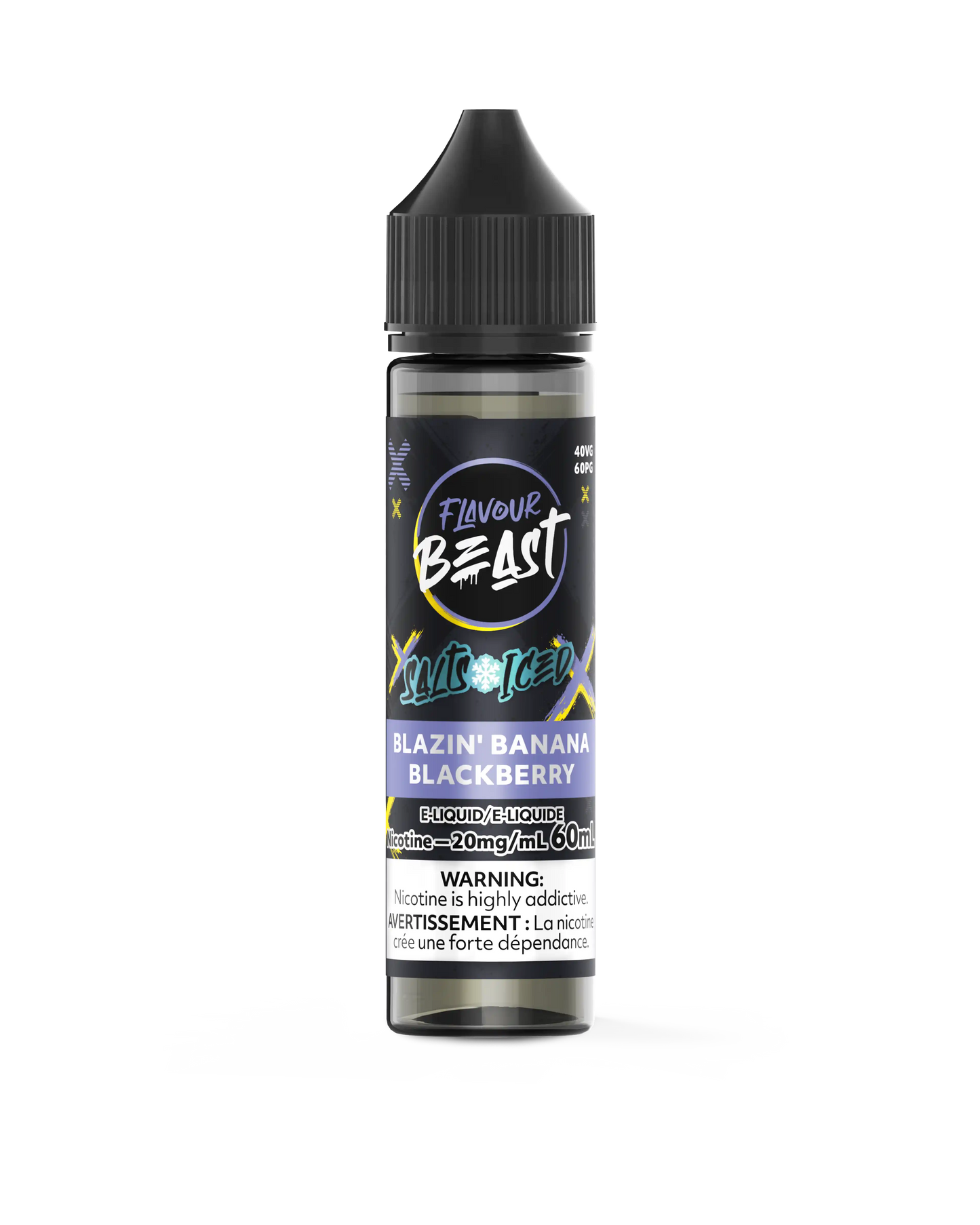 Blazin' Banana Blackberry Iced by Flavour Beast Salt