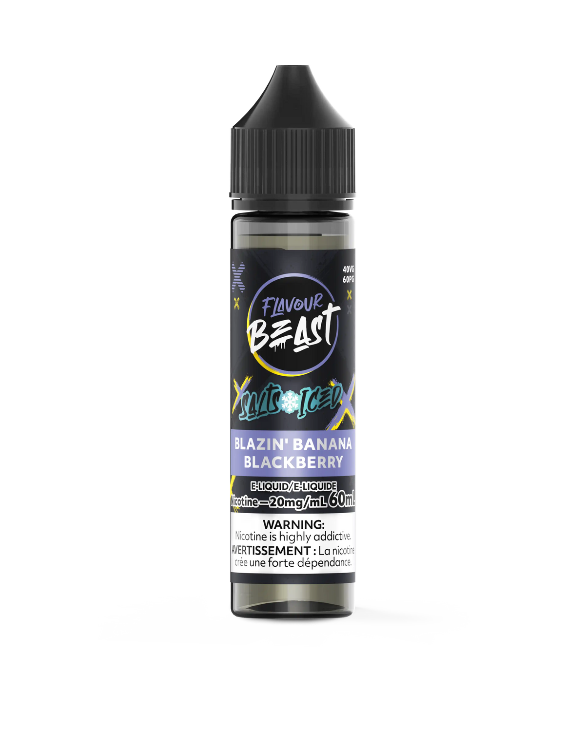 Blazin' Banana Blackberry Iced by Flavour Beast Salt