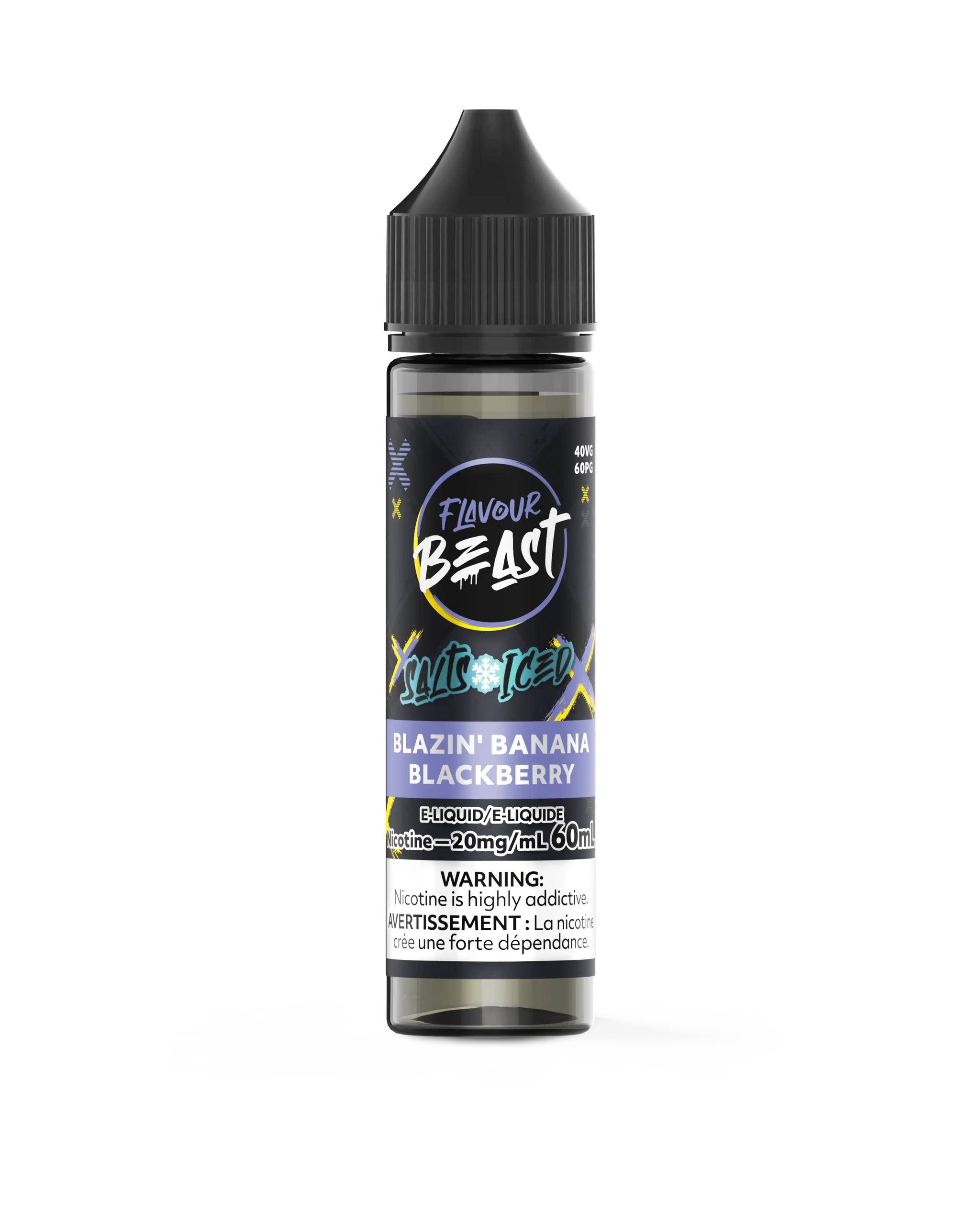 Blazin' Banana Blackberry Iced by Flavour Beast Salt