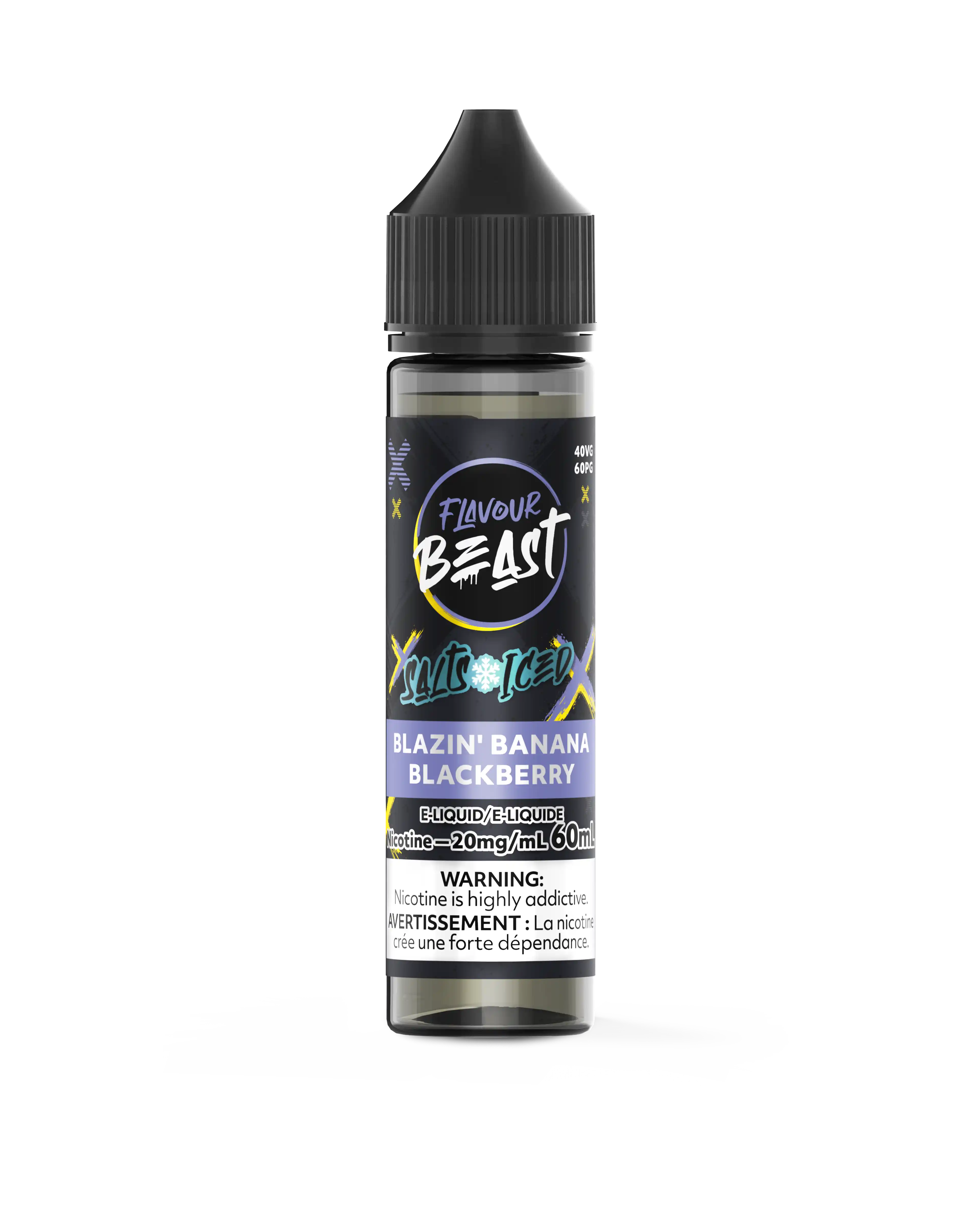 Blazin' Banana Blackberry Iced by Flavour Beast Salt