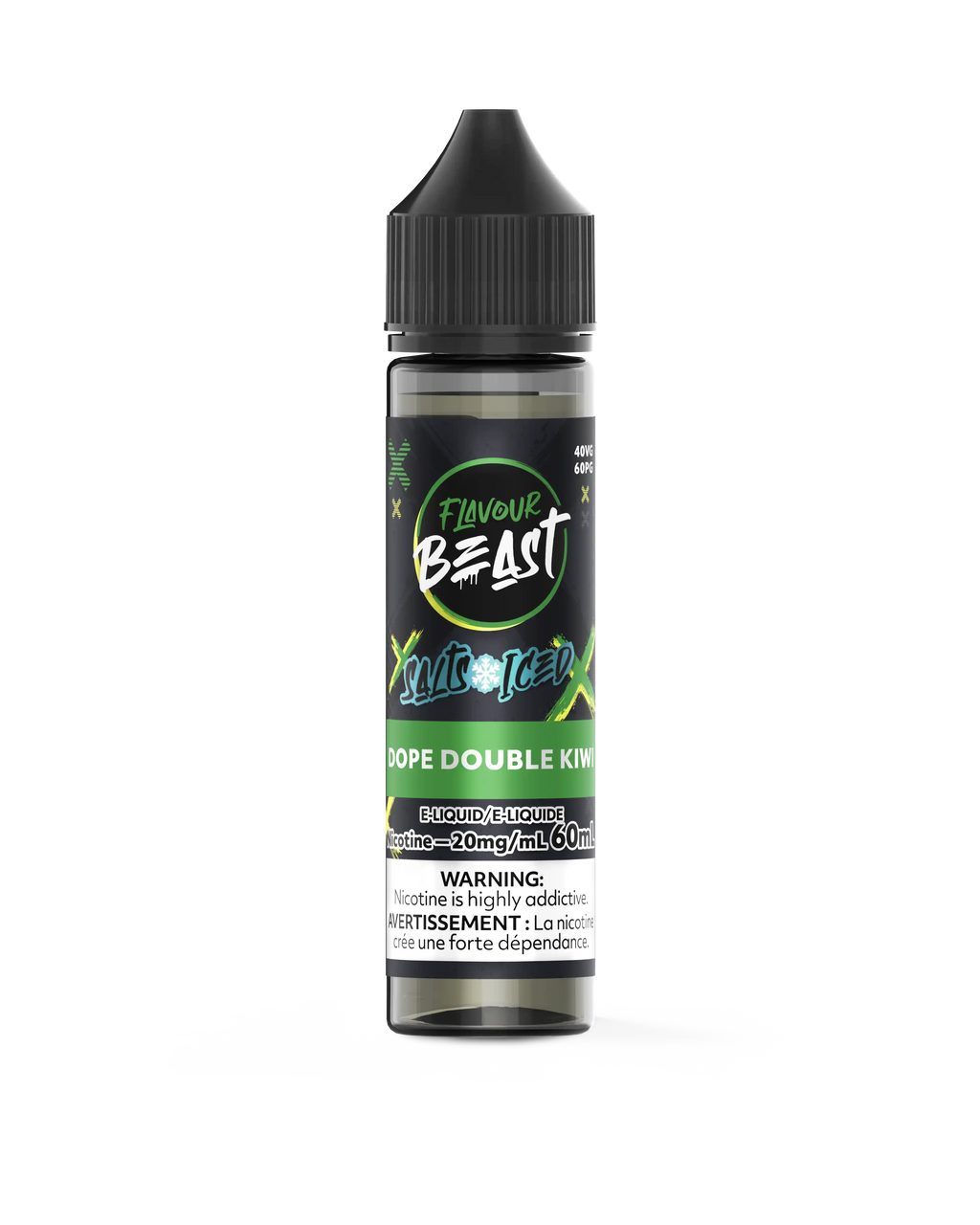 Dope Double Kiwi Iced by Flavour Beast Salt