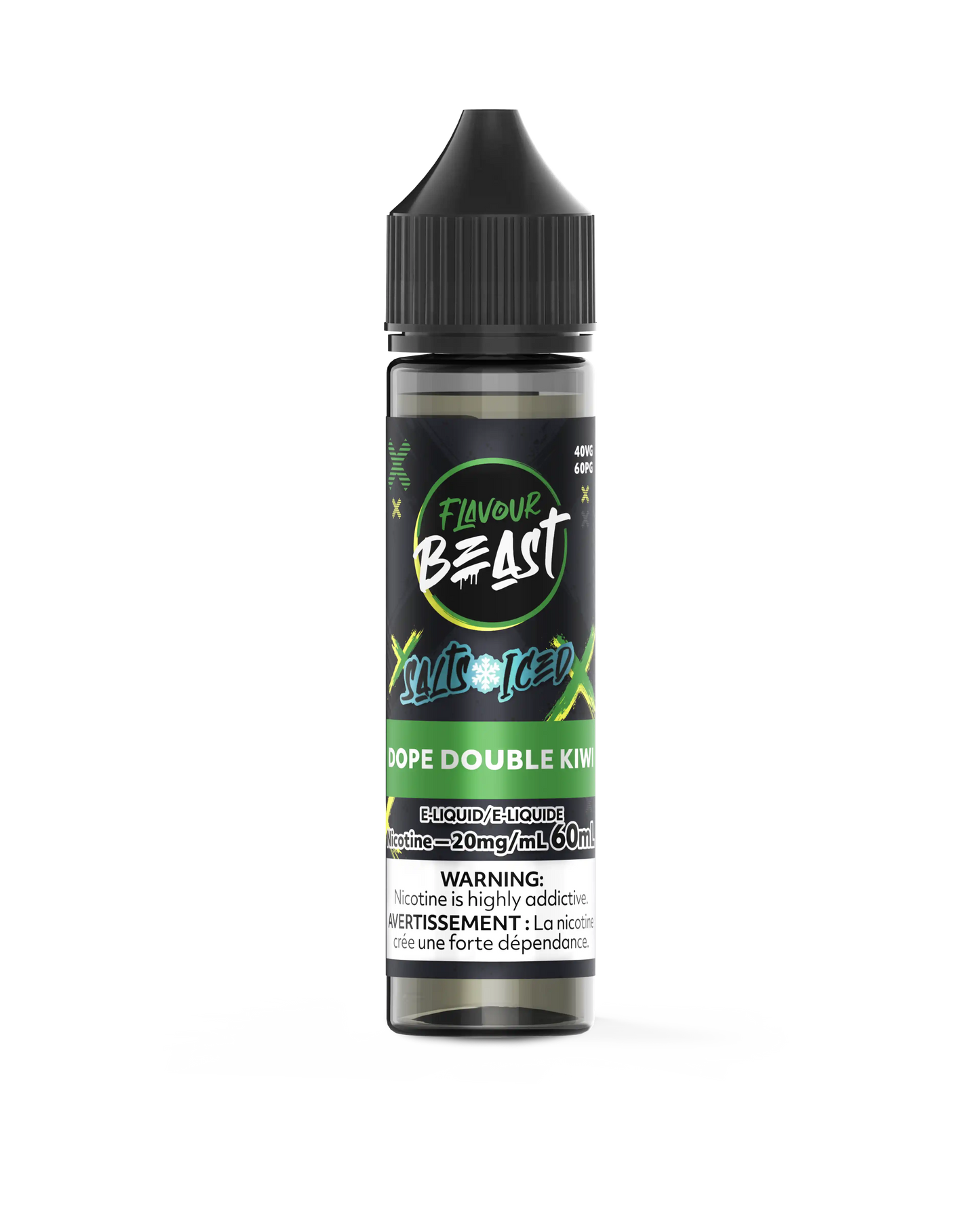 Dope Double Kiwi Iced by Flavour Beast Salt