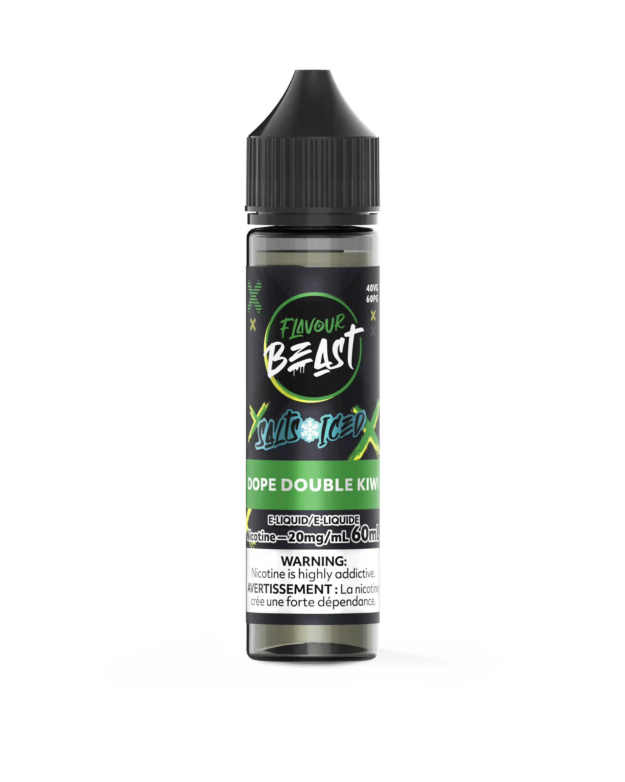 Dope Double Kiwi Iced by Flavour Beast Salt