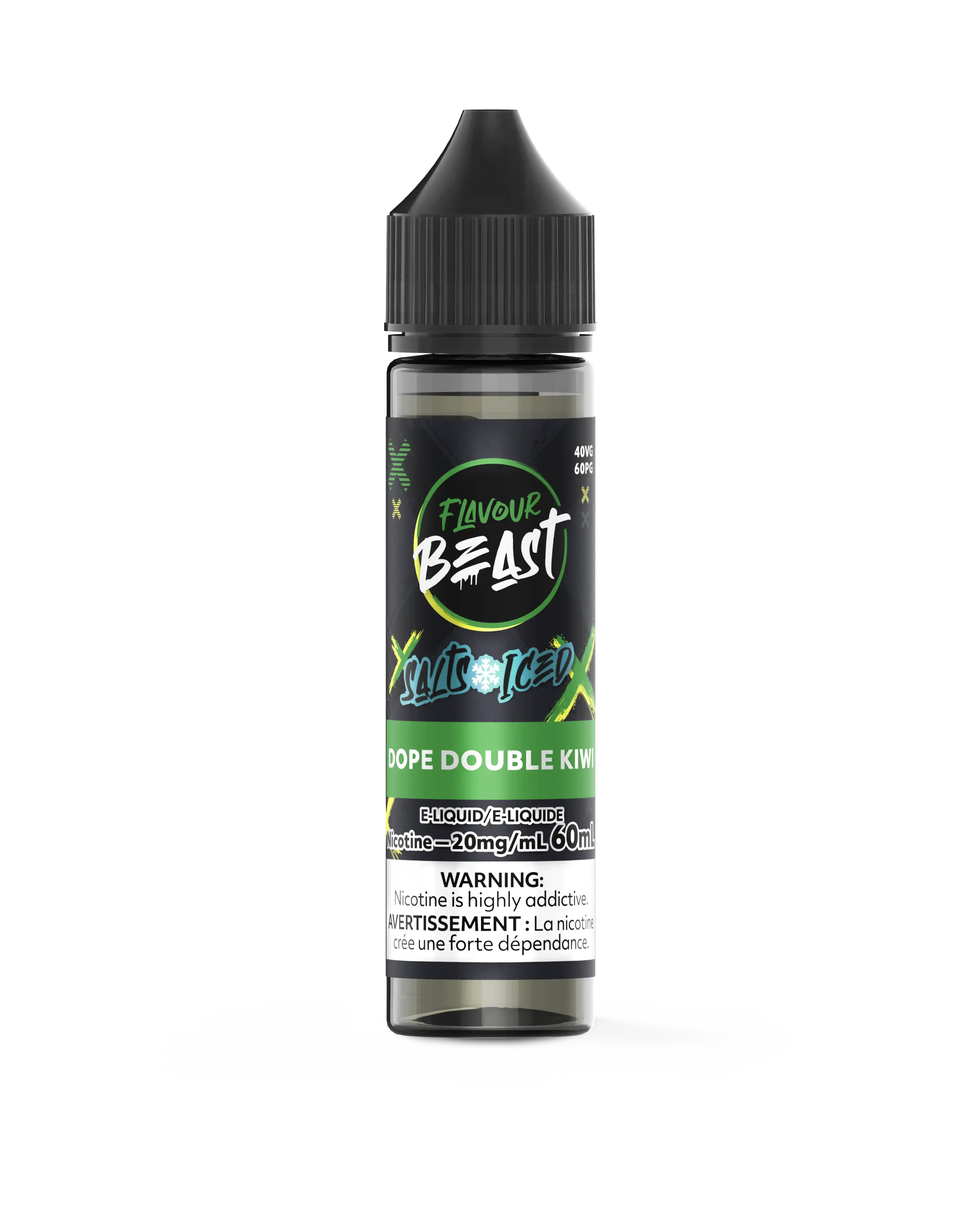 Dope Double Kiwi Iced by Flavour Beast Salt