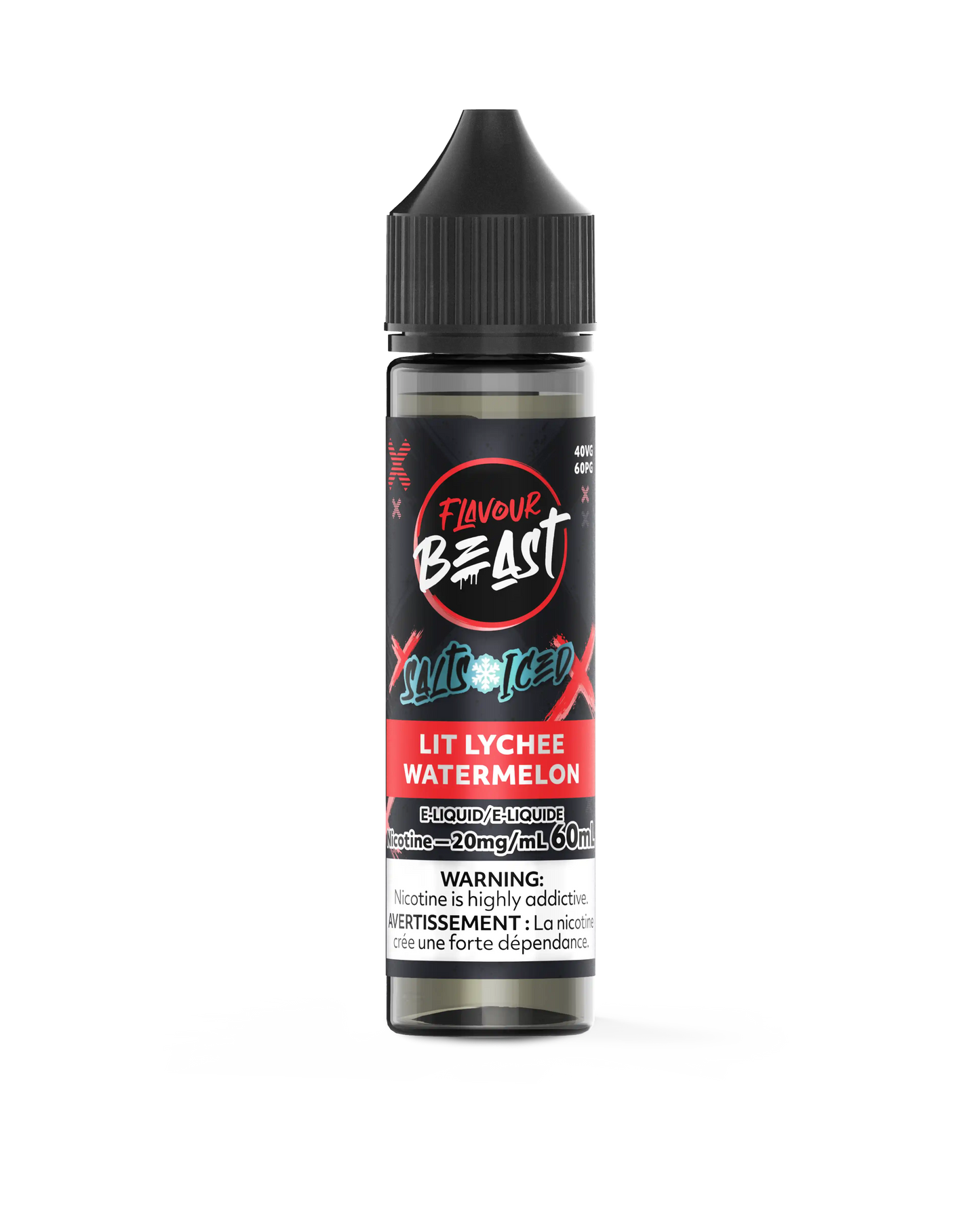 Lit Lychee Watermelon Iced by Flavour Beast Salt