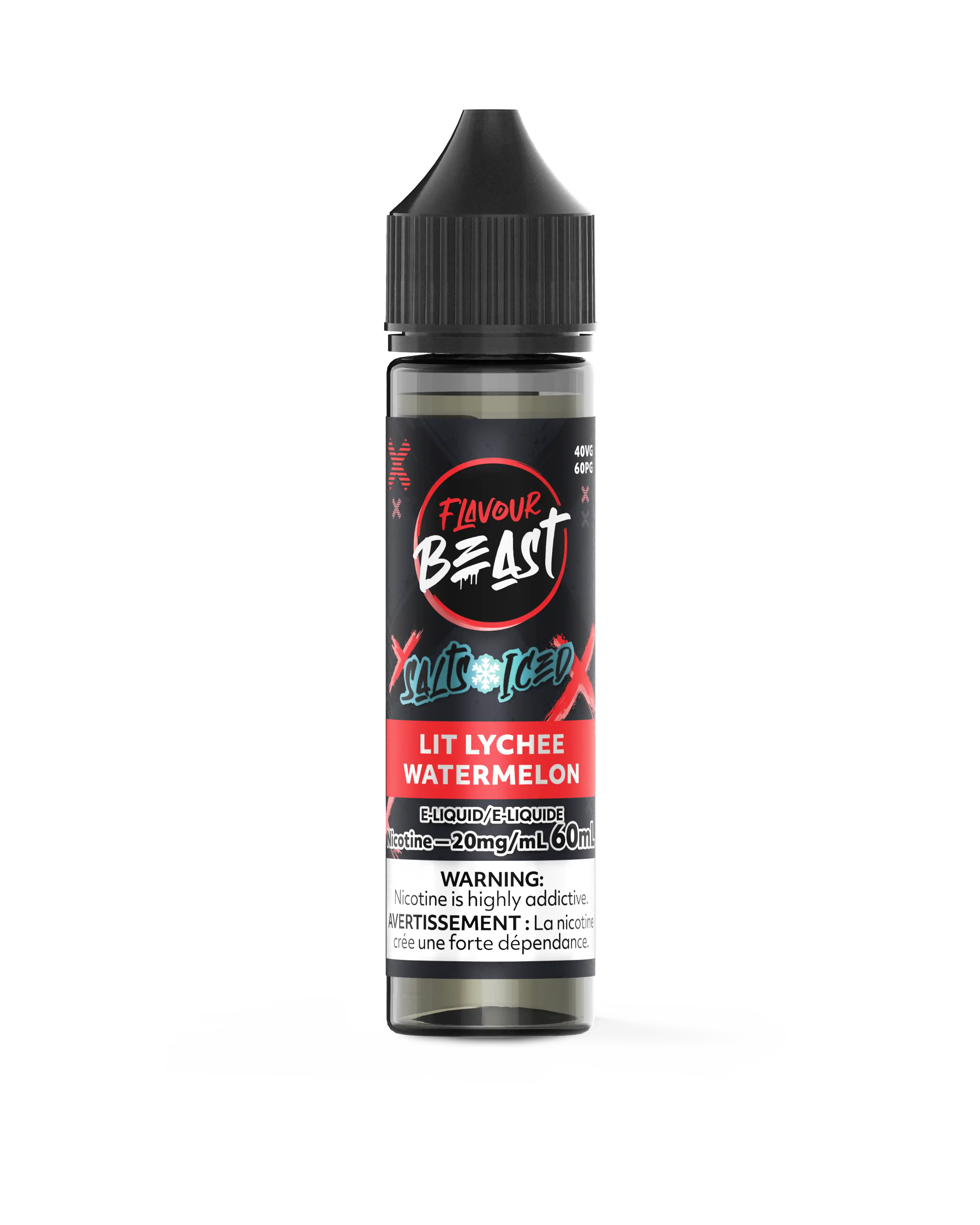 Lit Lychee Watermelon Iced by Flavour Beast Salt