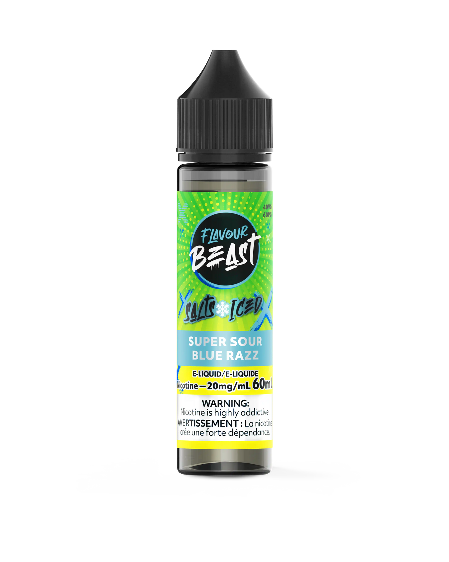 Super Sour Blue Razz by Flavour Beast Salt