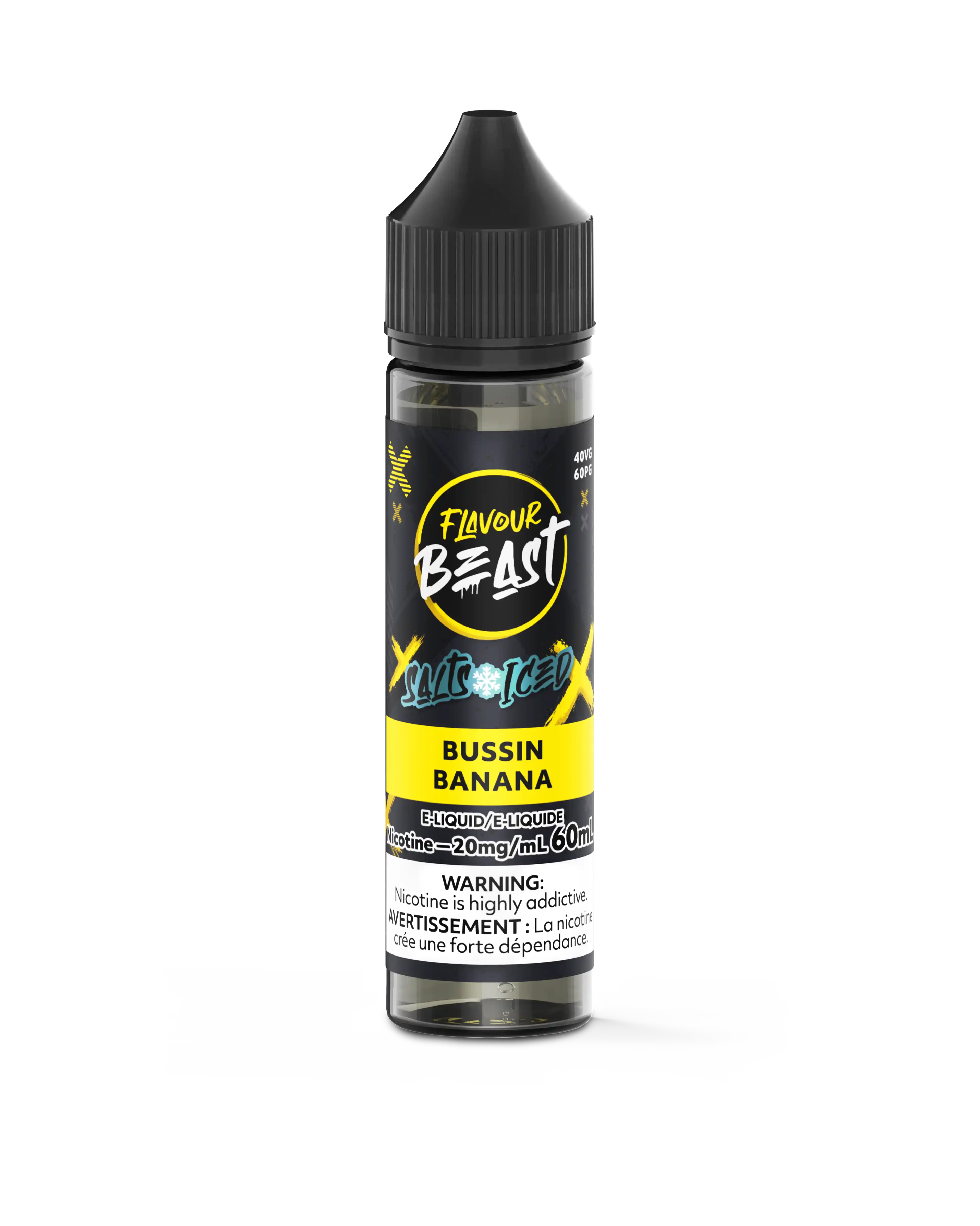 Bussin' Banana Iced by Flavour Beast Salt