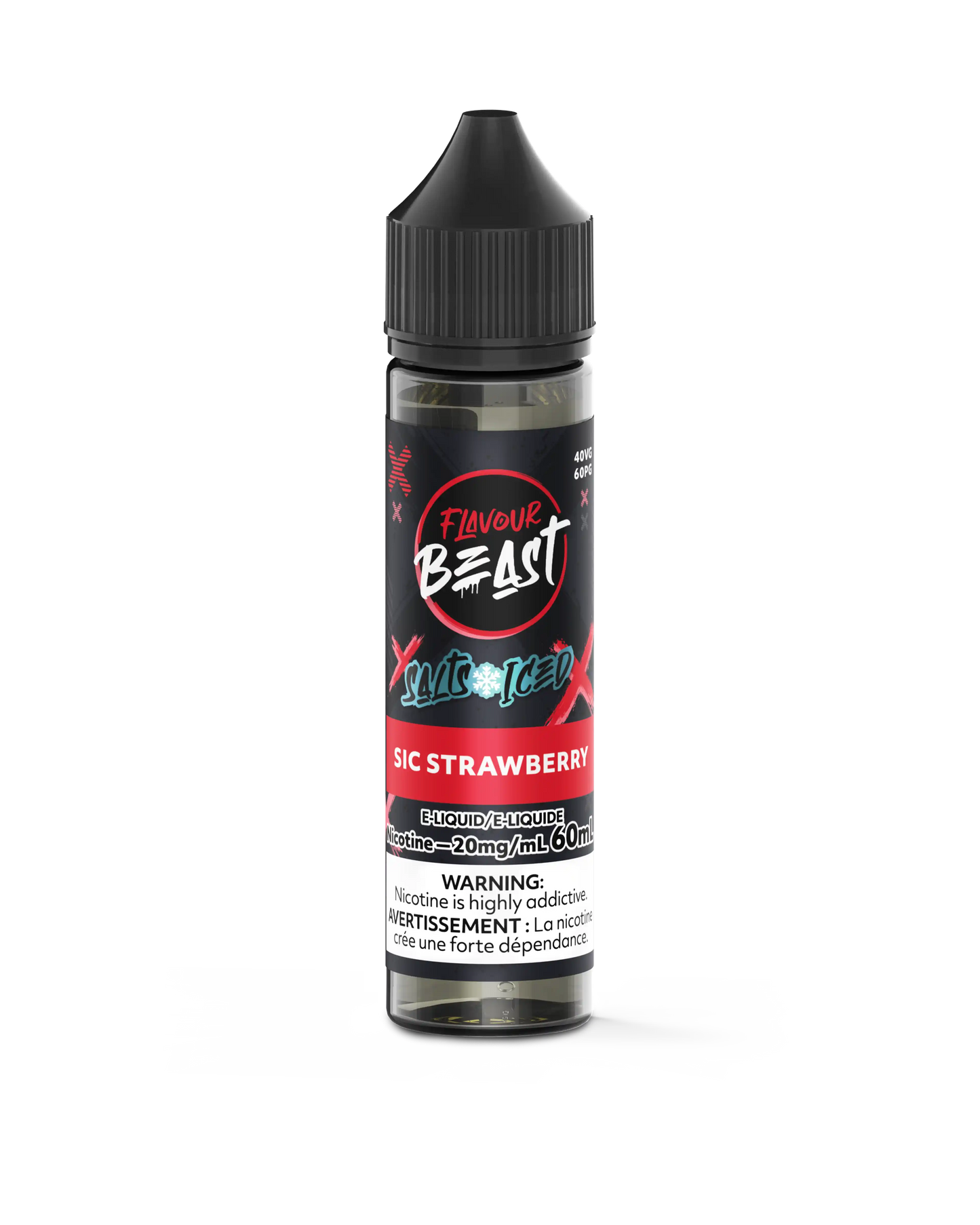 Sic Strawberry Iced by Flavour Beast Salt