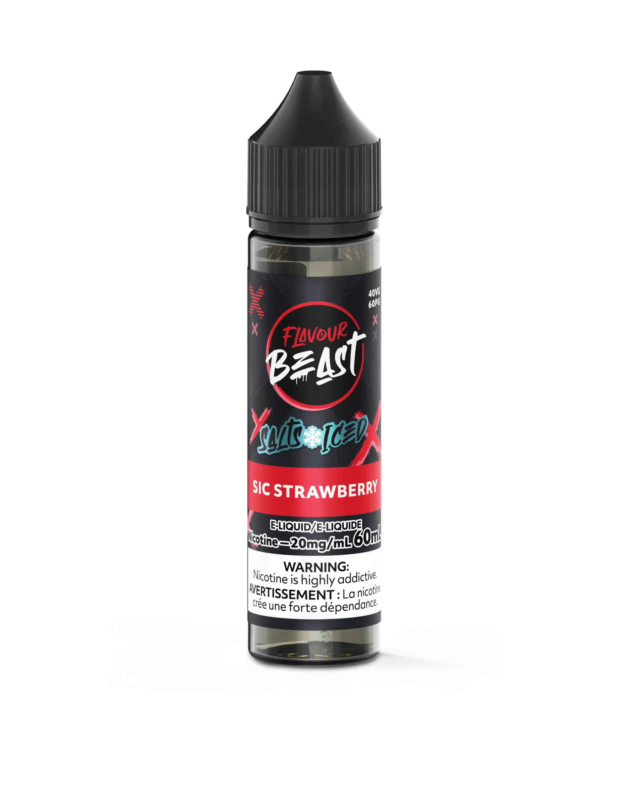 Sic Strawberry Iced by Flavour Beast Salt