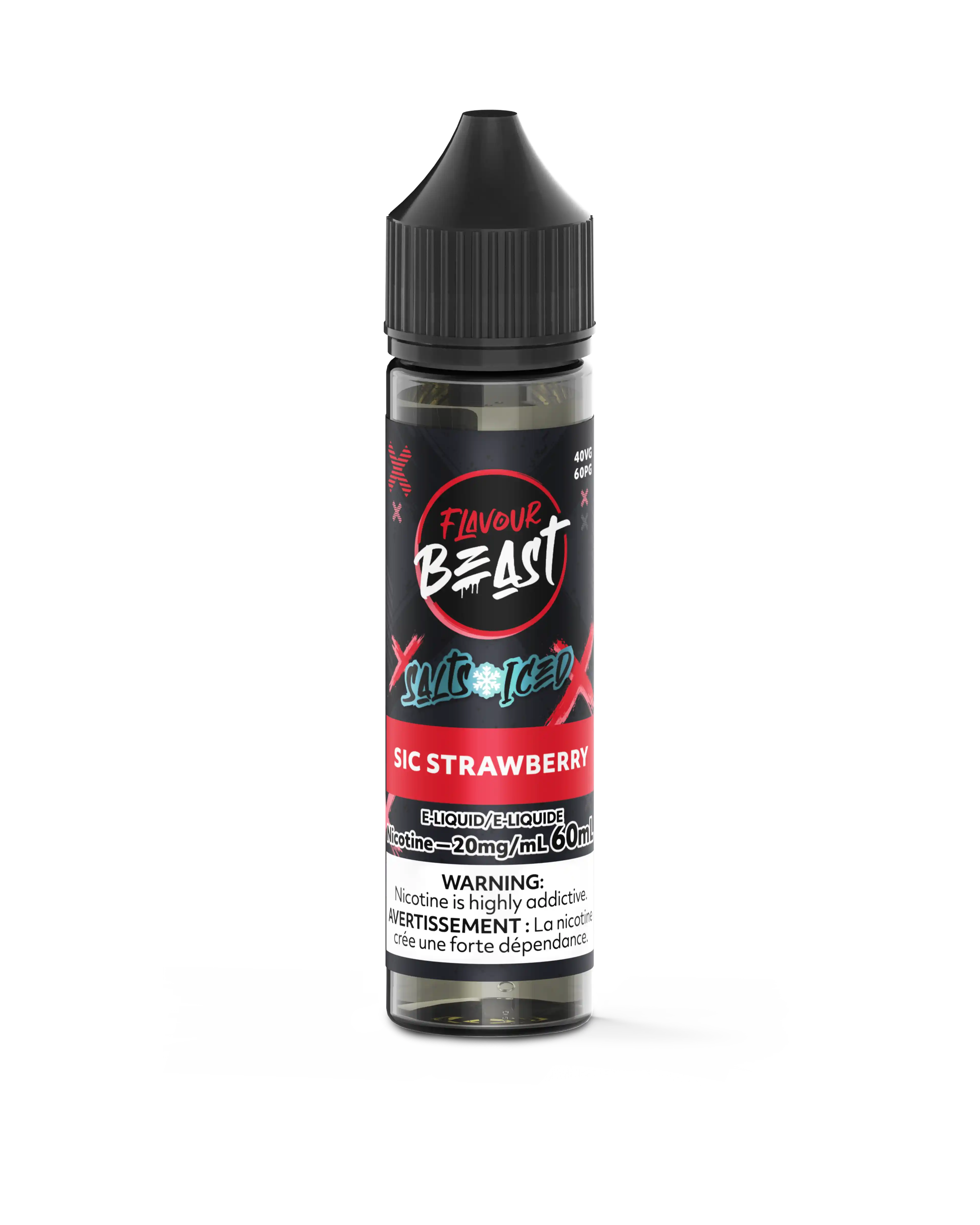 Sic Strawberry Iced by Flavour Beast Salt