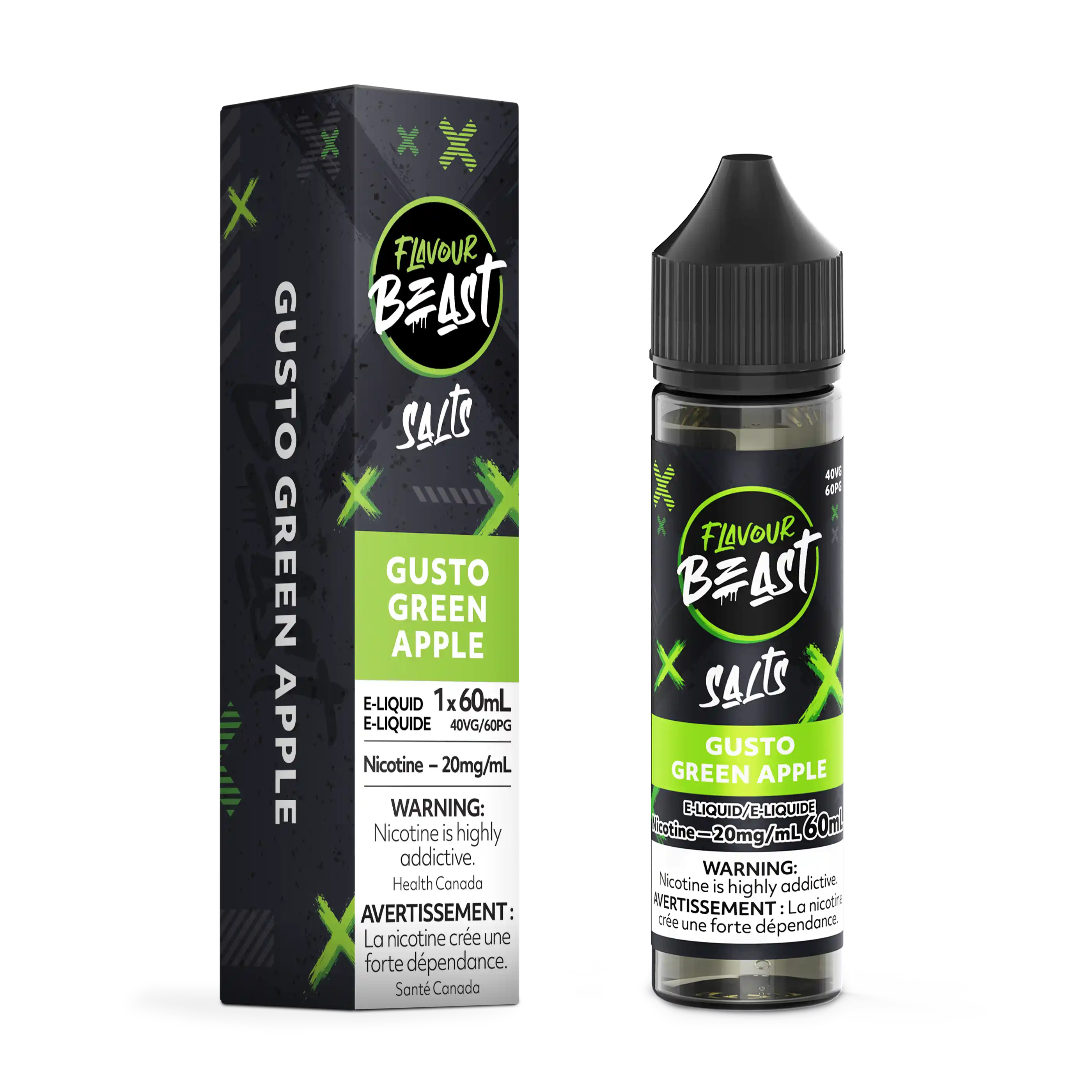 Gusto Green Apple by Flavour Beast Salt