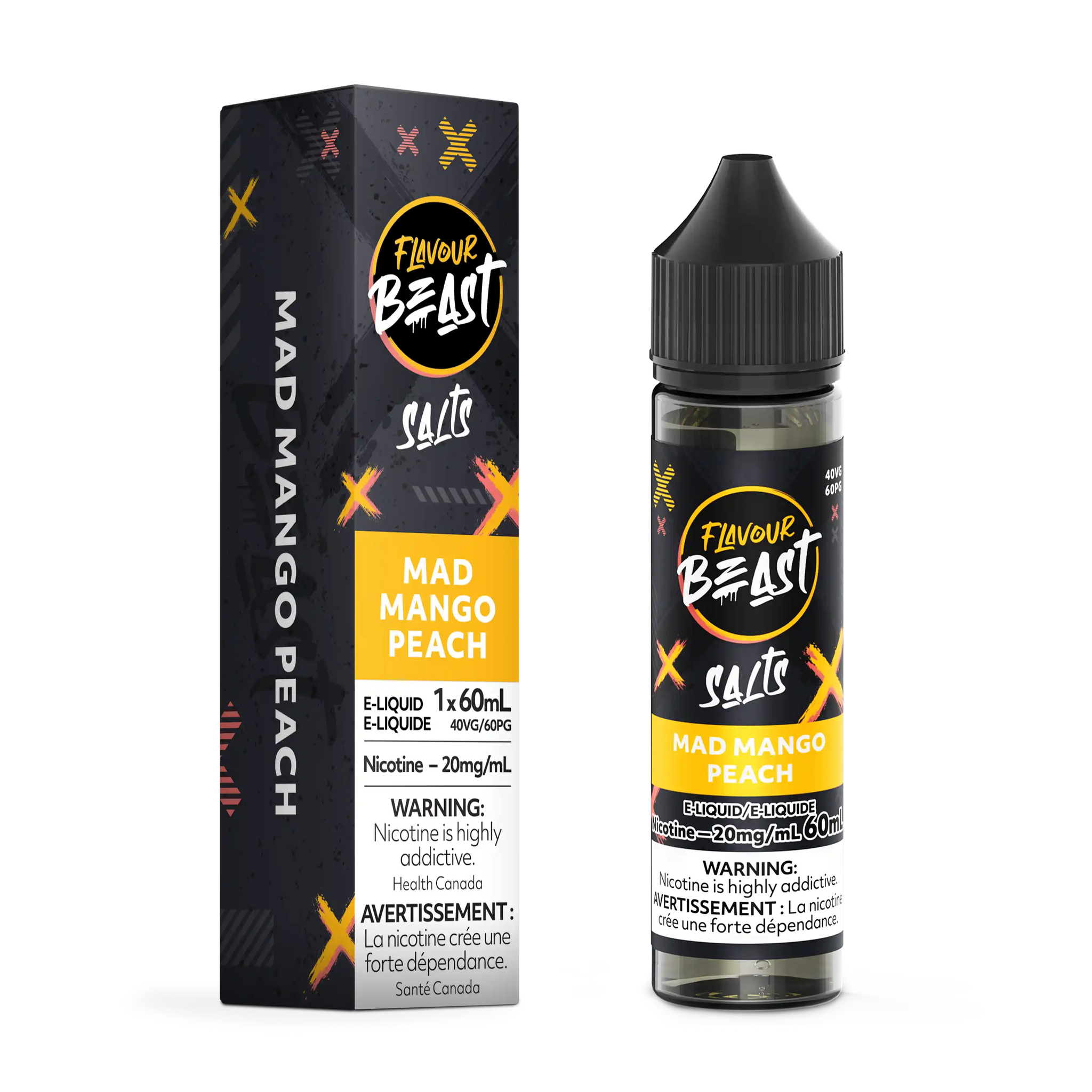Mad Mango Peach by Flavour Beast Salt