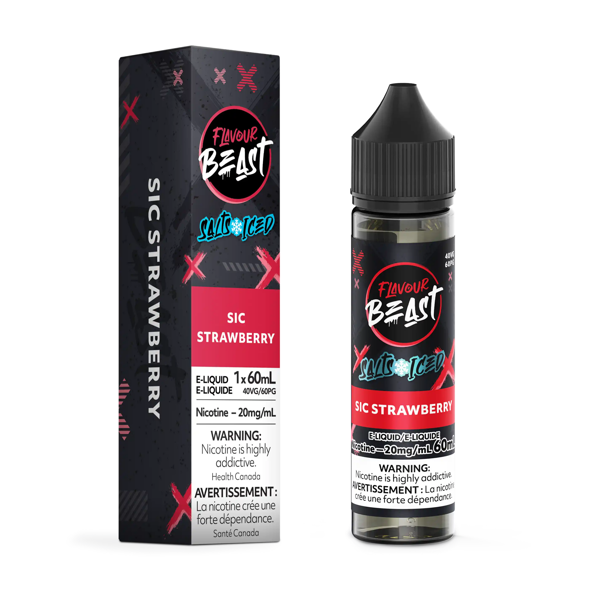 Sic Strawberry Iced by Flavour Beast Salt