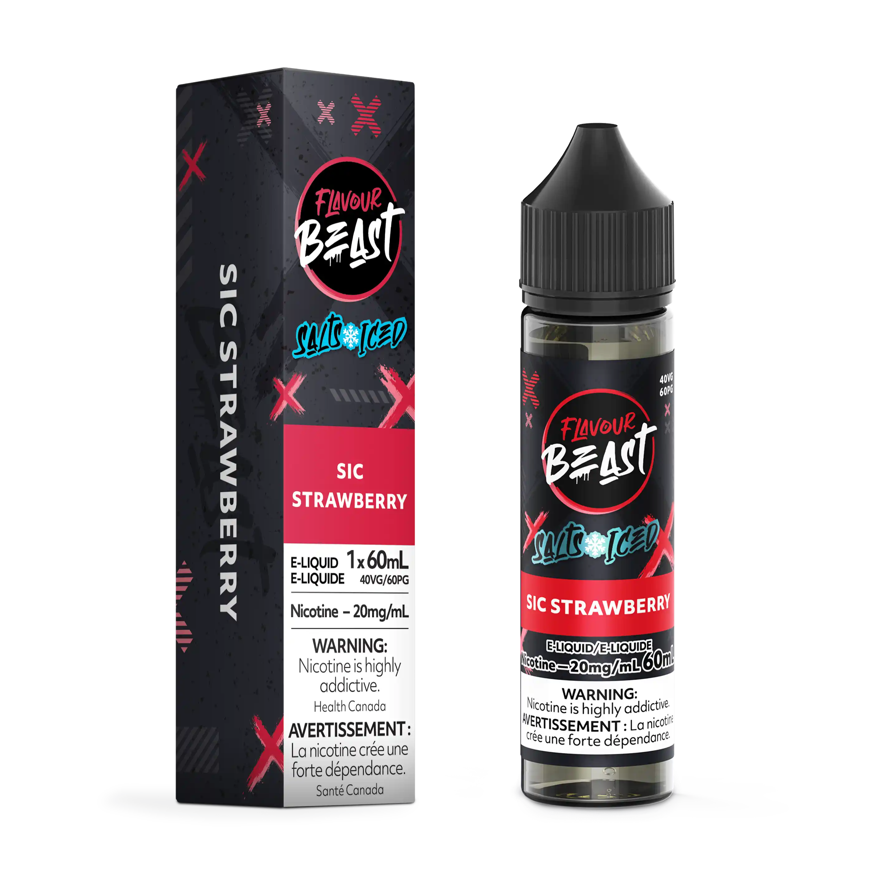 Sic Strawberry Iced by Flavour Beast Salt