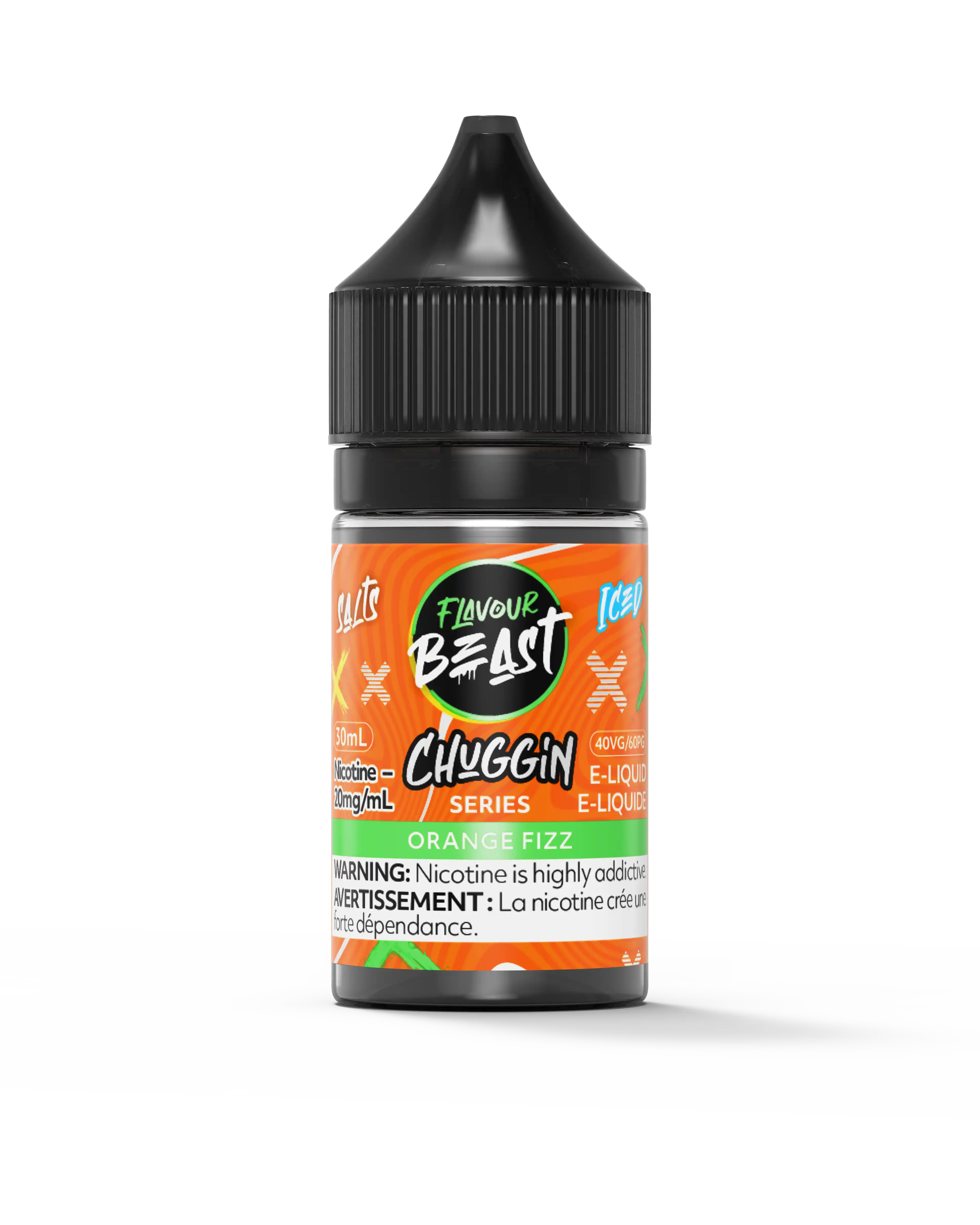 Orange Fizz Iced by Flavour Beast Chuggin' Series Salt