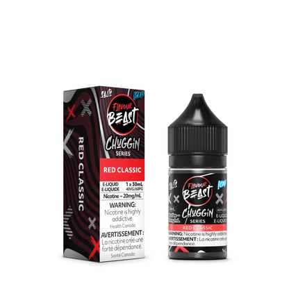 Red Classic Iced by Flavour Beast Chuggin' Series Salt