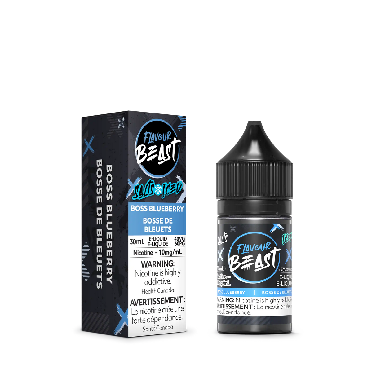 Boss Blueberry Iced by Flavour Beast Salt