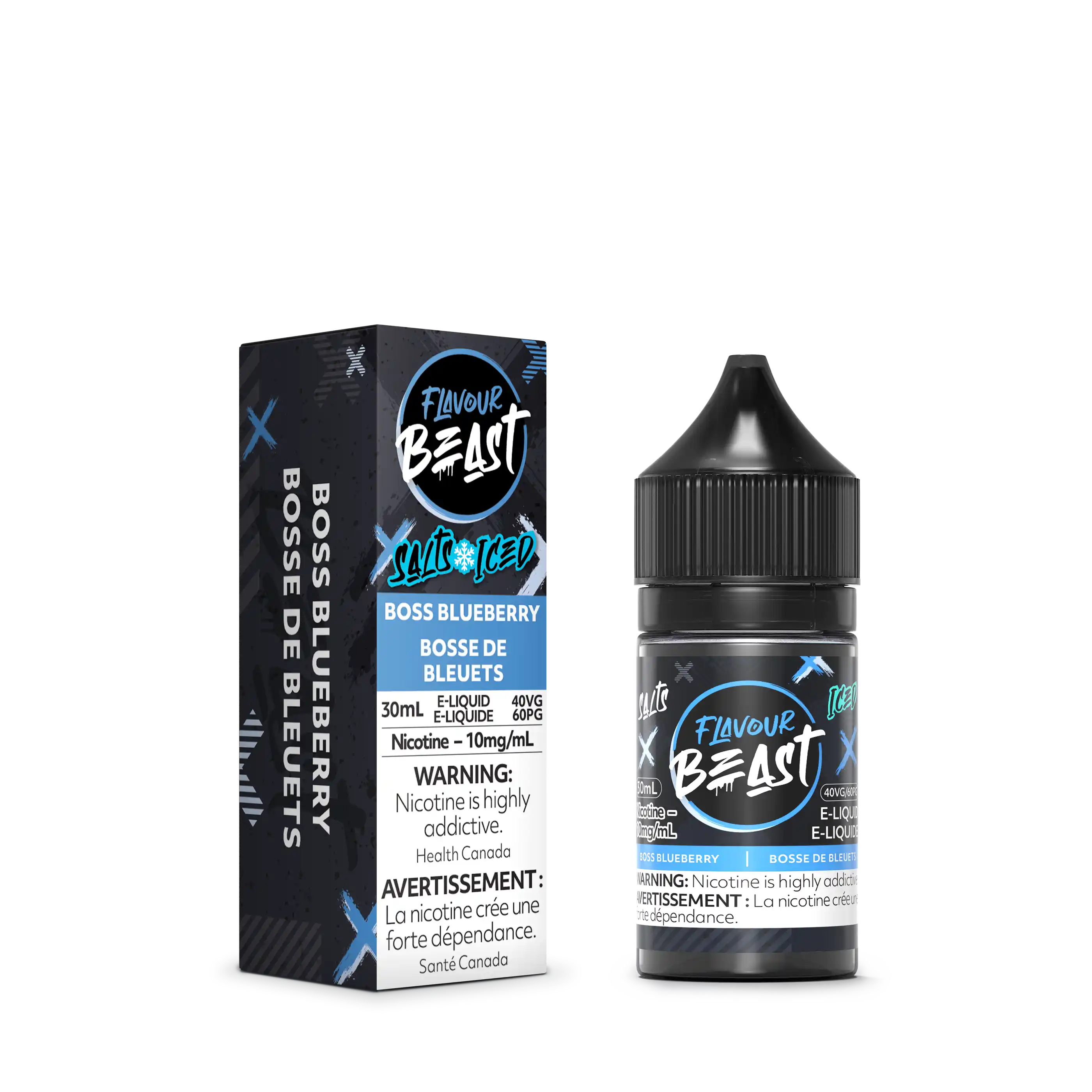 Boss Blueberry Iced by Flavour Beast Salt