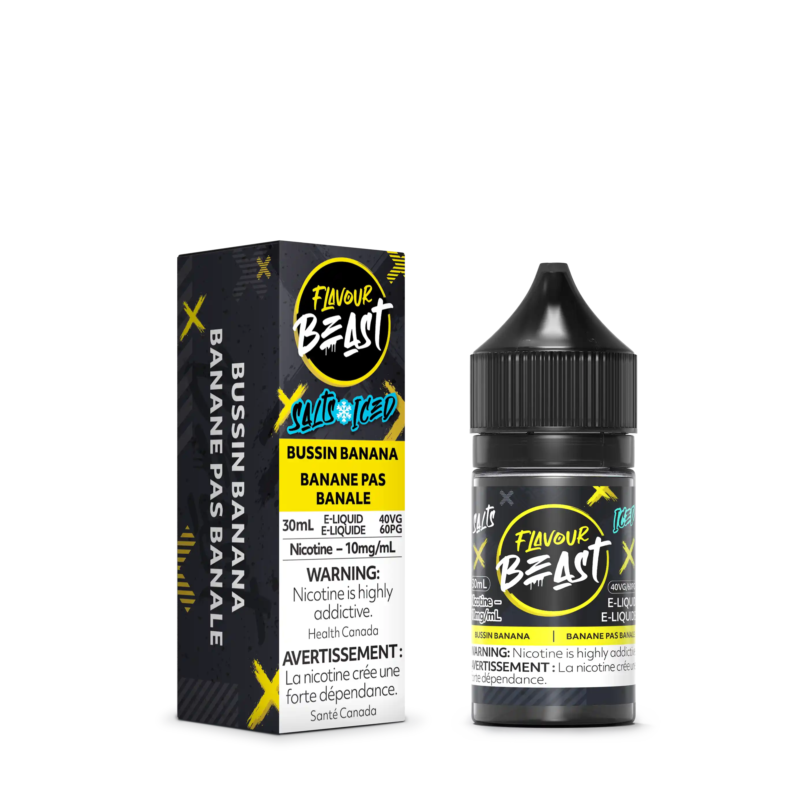 Bussin' Banana Iced by Flavour Beast Salt