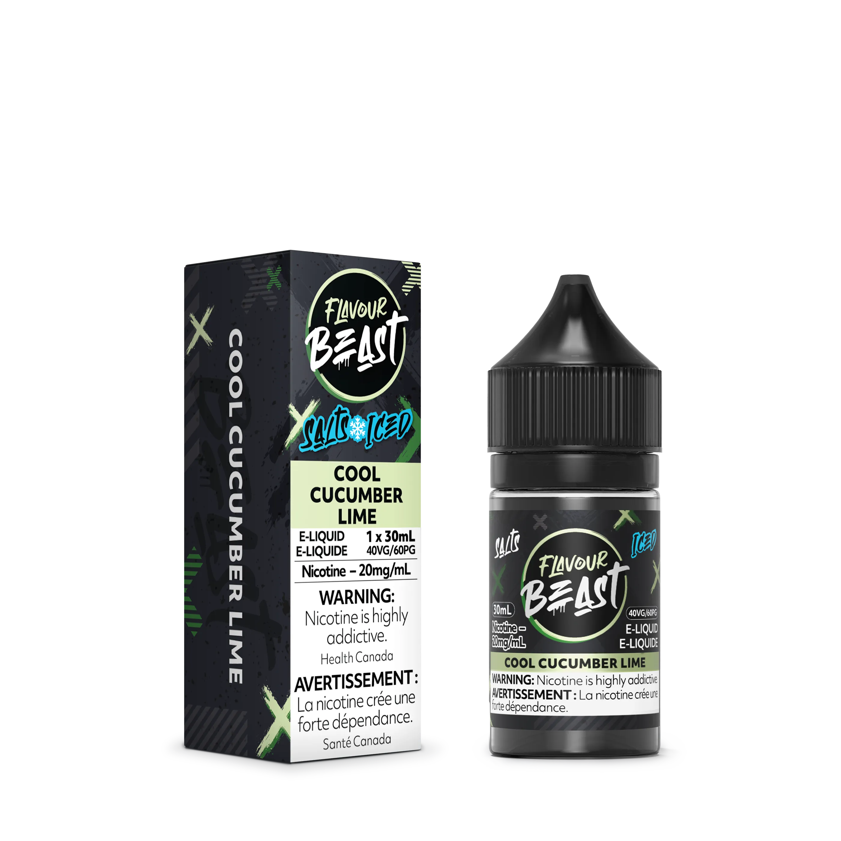 Cool Cucumber Lime Iced by Flavour Beast Salt by FLAVOUR BEAST — view 2