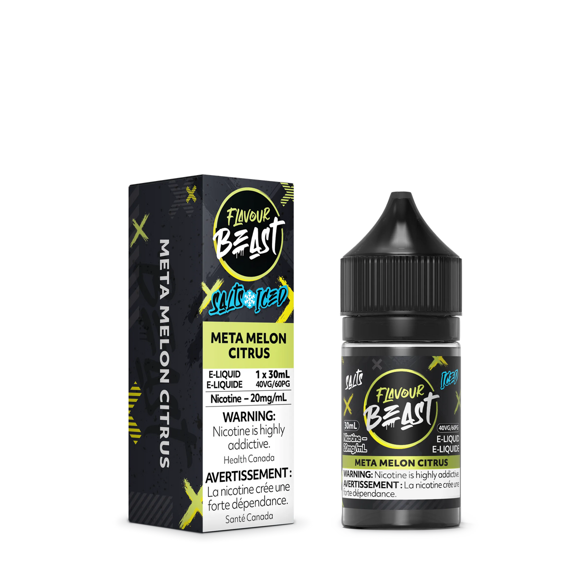 Meta Melon Citrus Iced by Flavour Beast Salt by FLAVOUR BEAST — view 2