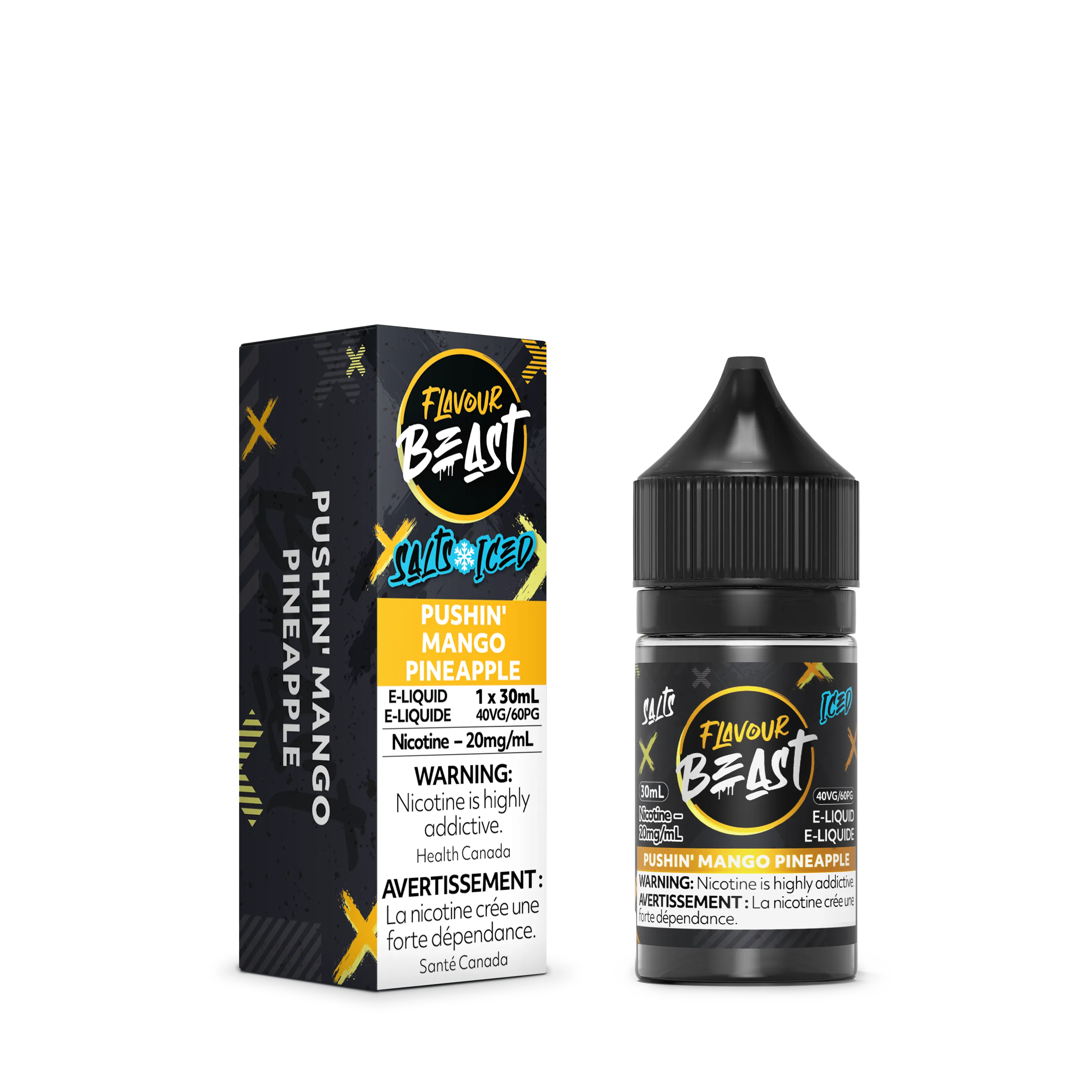 Pushin' Mango Pineapple Iced by Flavour Beast Salt by FLAVOUR BEAST — view 2