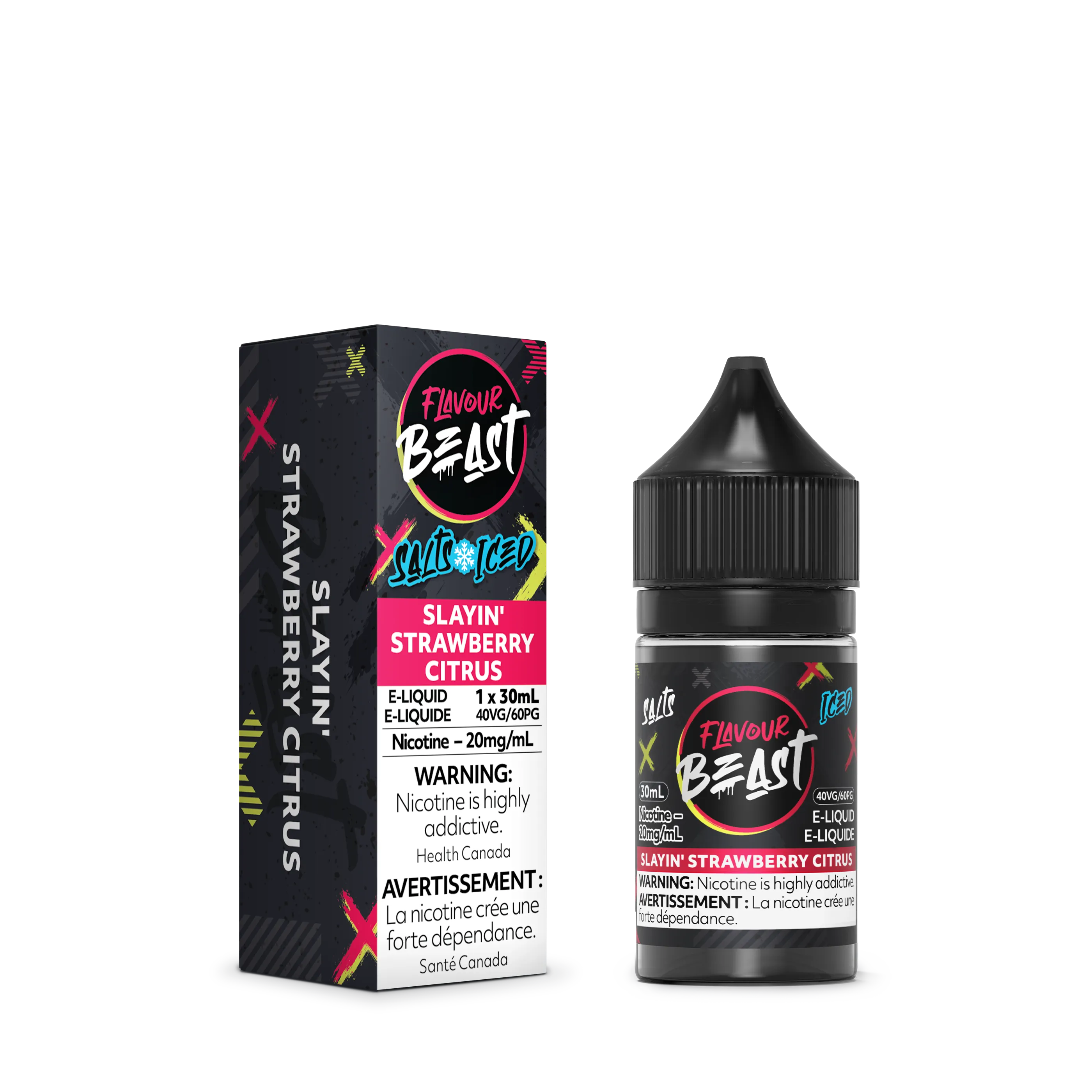 Slayin' Strawberry Citrus Iced by Flavour Beast Salt by FLAVOUR BEAST — view 2