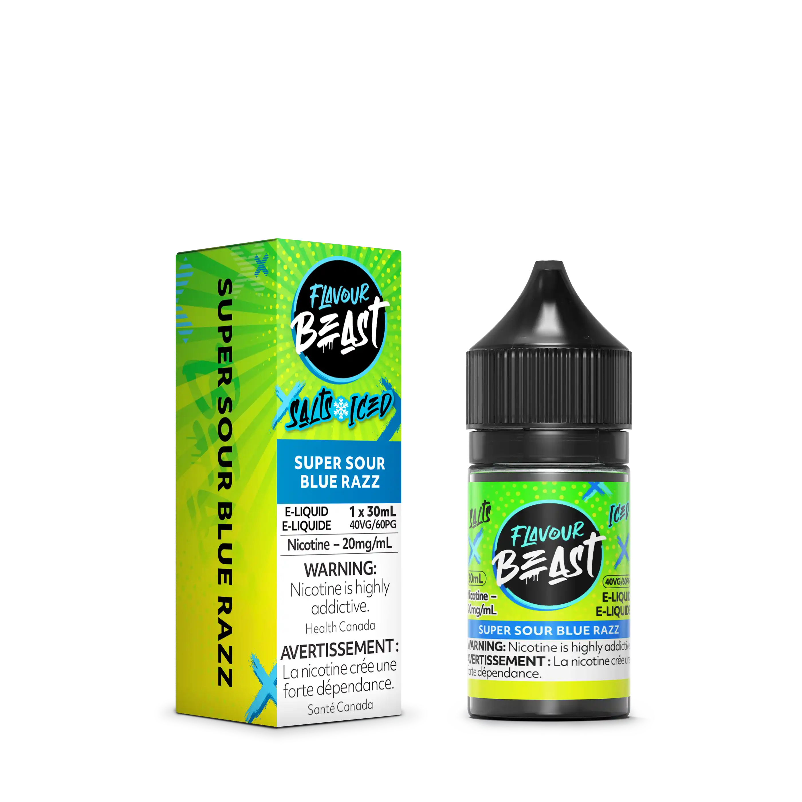 Super Sour Blue Razz by Flavour Beast Salt
