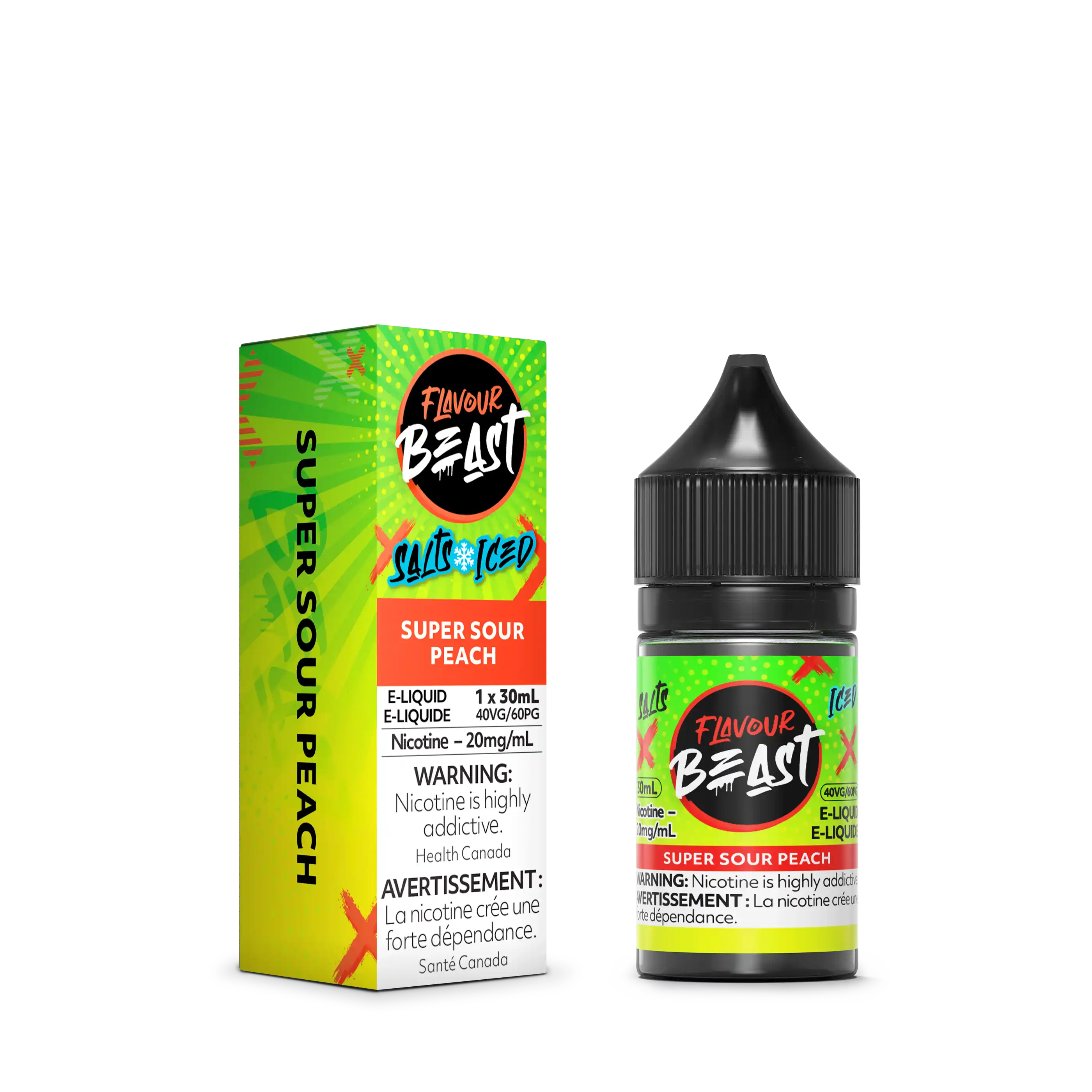 Super Sour Peach by Flavour Beast Salt