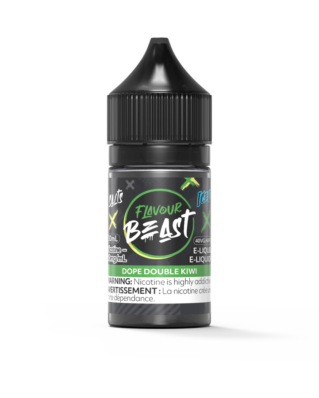 Dope Double Kiwi Iced by Flavour Beast Salt