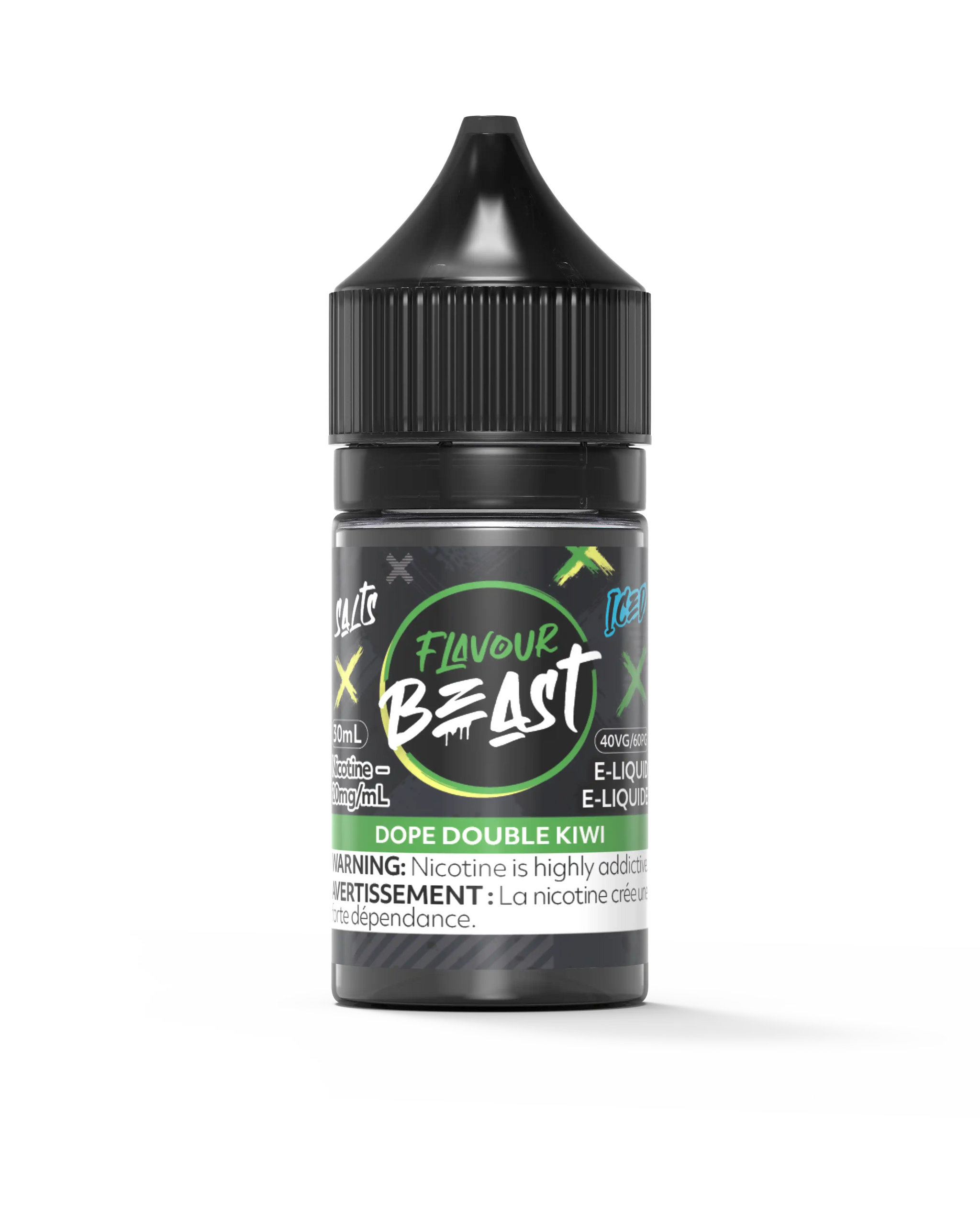 Dope Double Kiwi Iced by Flavour Beast Salt