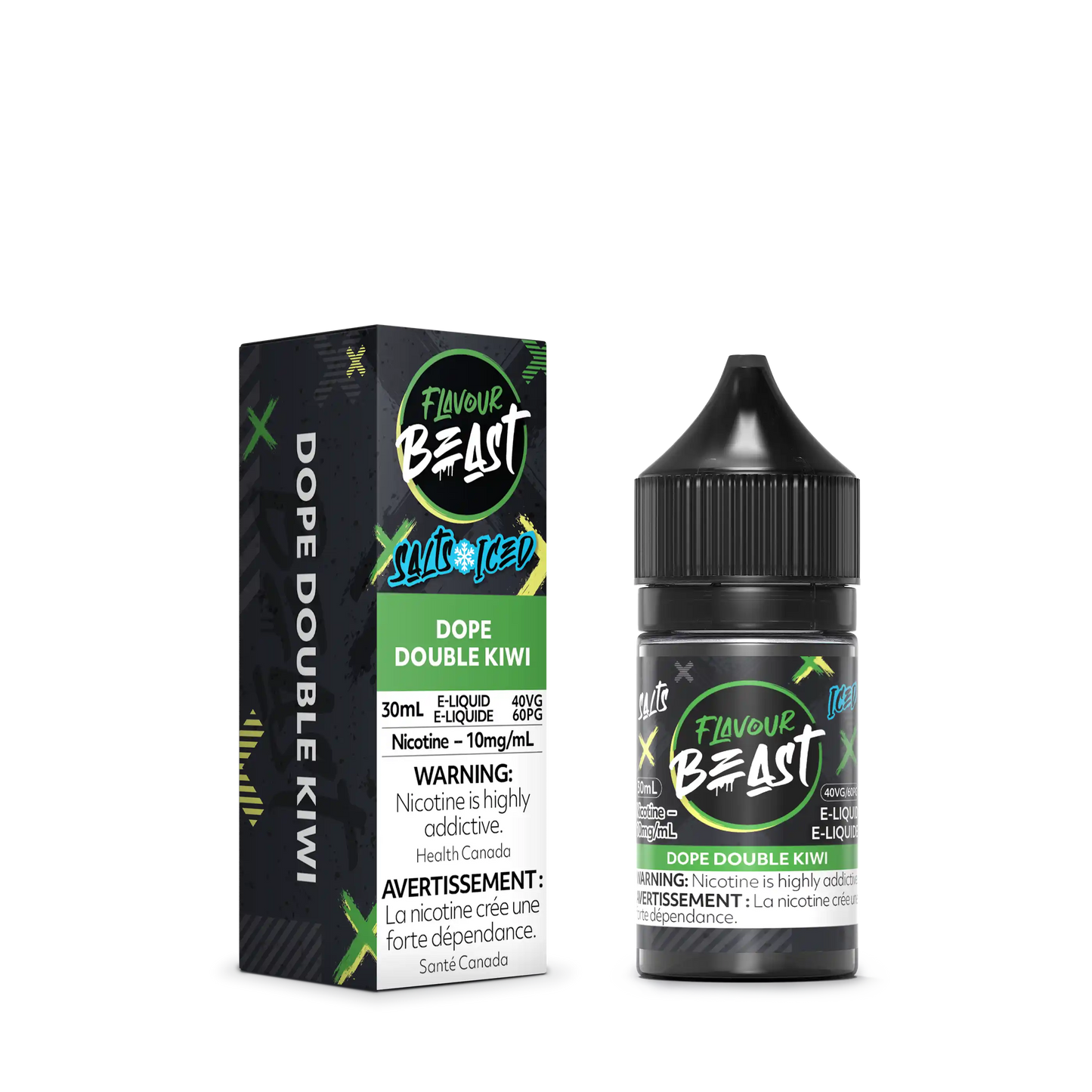 Dope Double Kiwi Iced by Flavour Beast Salt