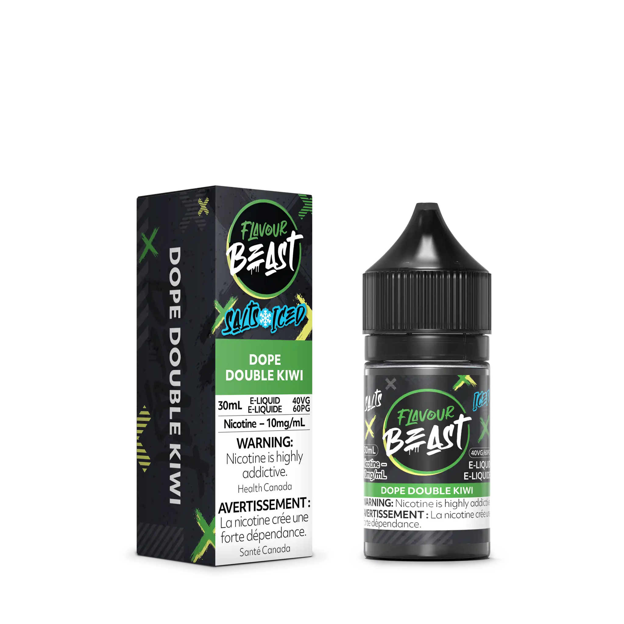 Dope Double Kiwi Iced by Flavour Beast Salt
