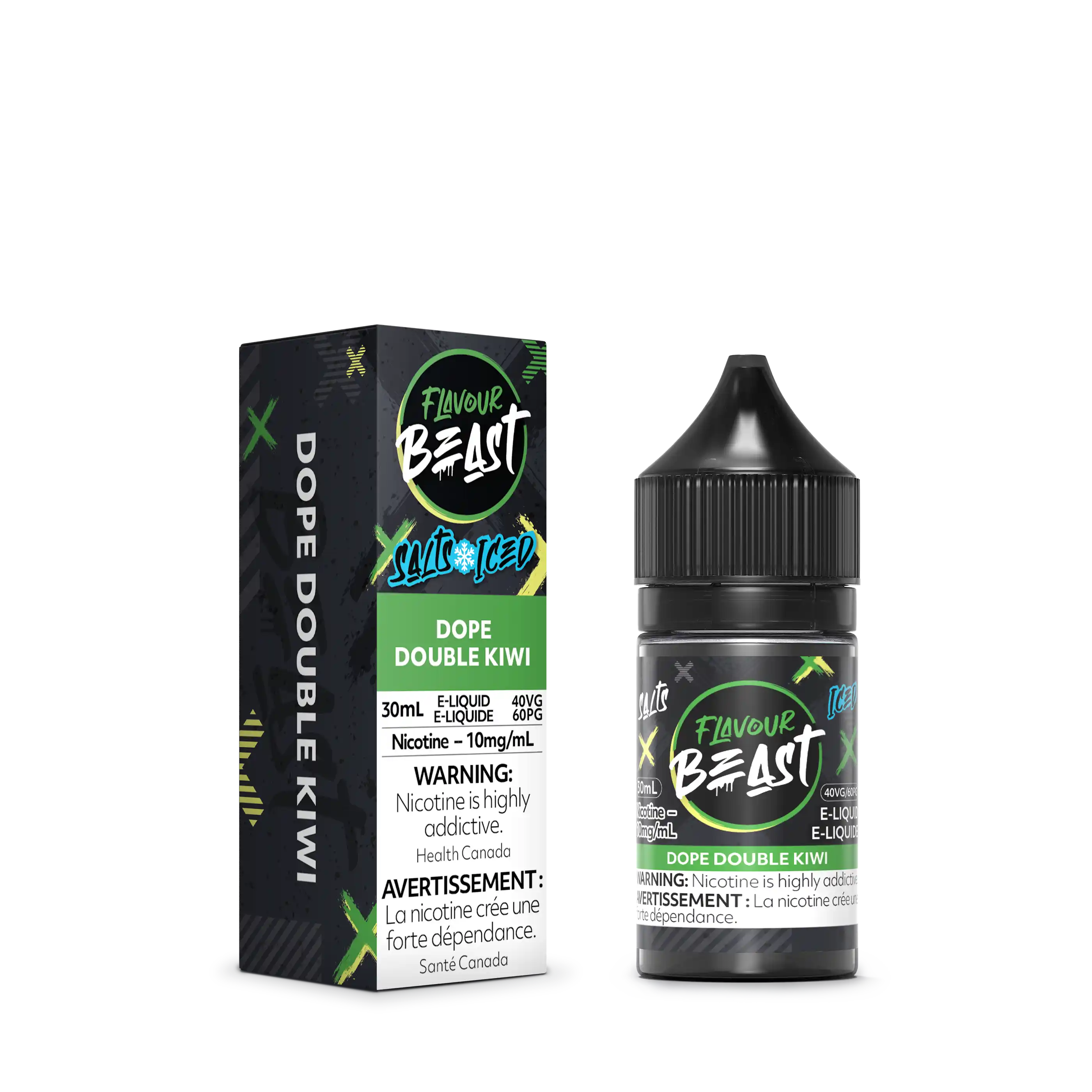 Dope Double Kiwi Iced by Flavour Beast Salt