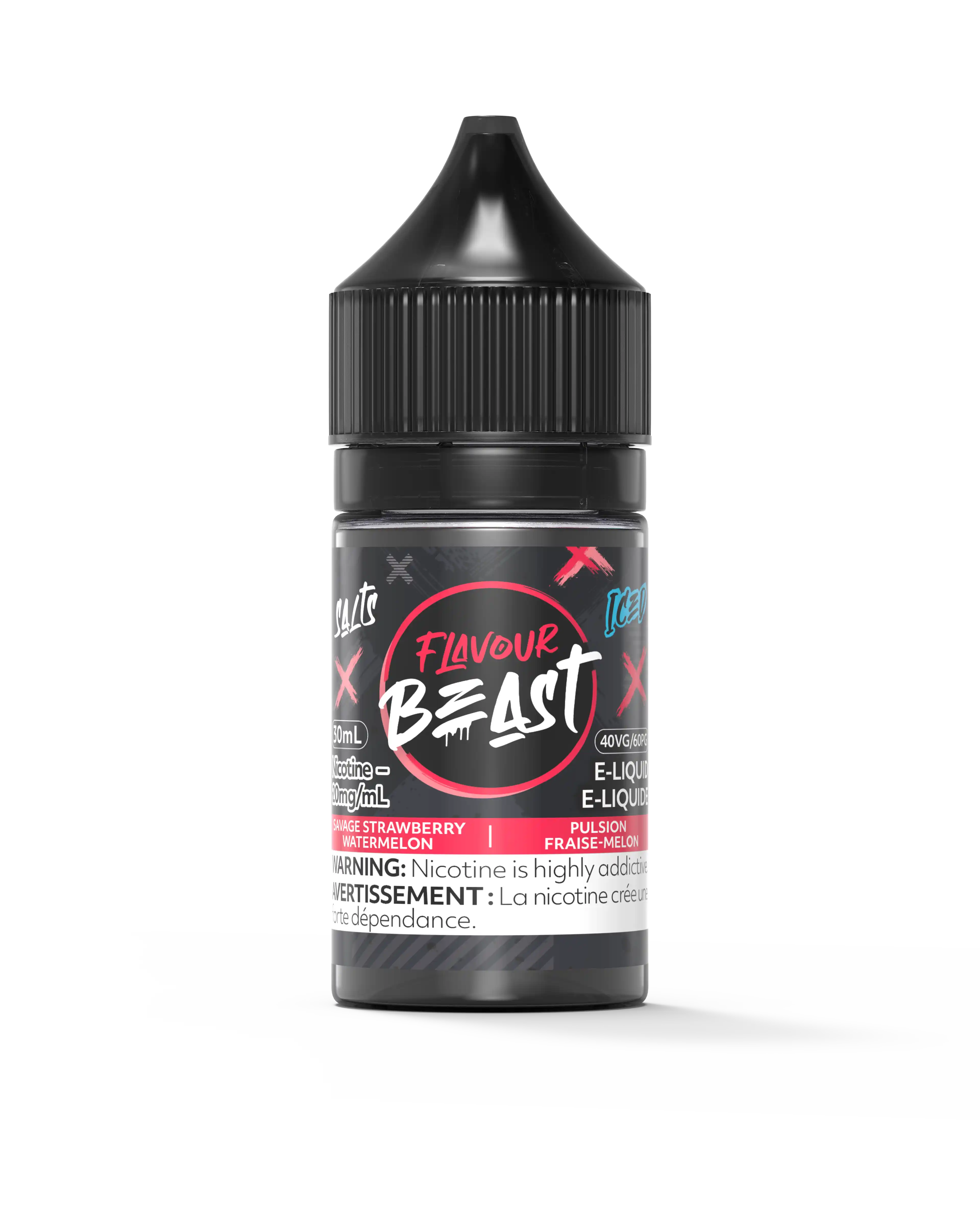 Savage Strawberry Watermelon Iced by Flavour Beast Salt