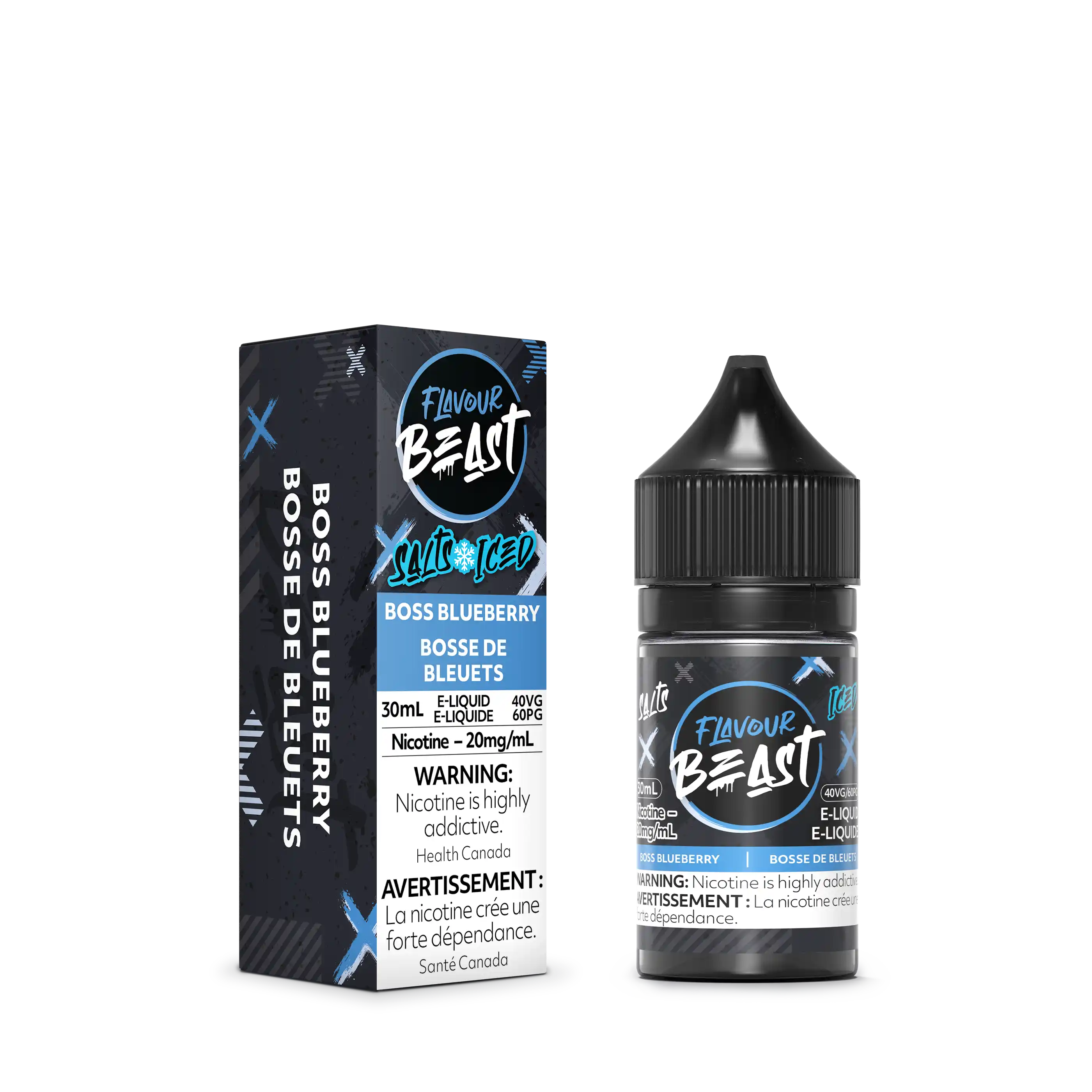 Boss Blueberry Iced by Flavour Beast Salt
