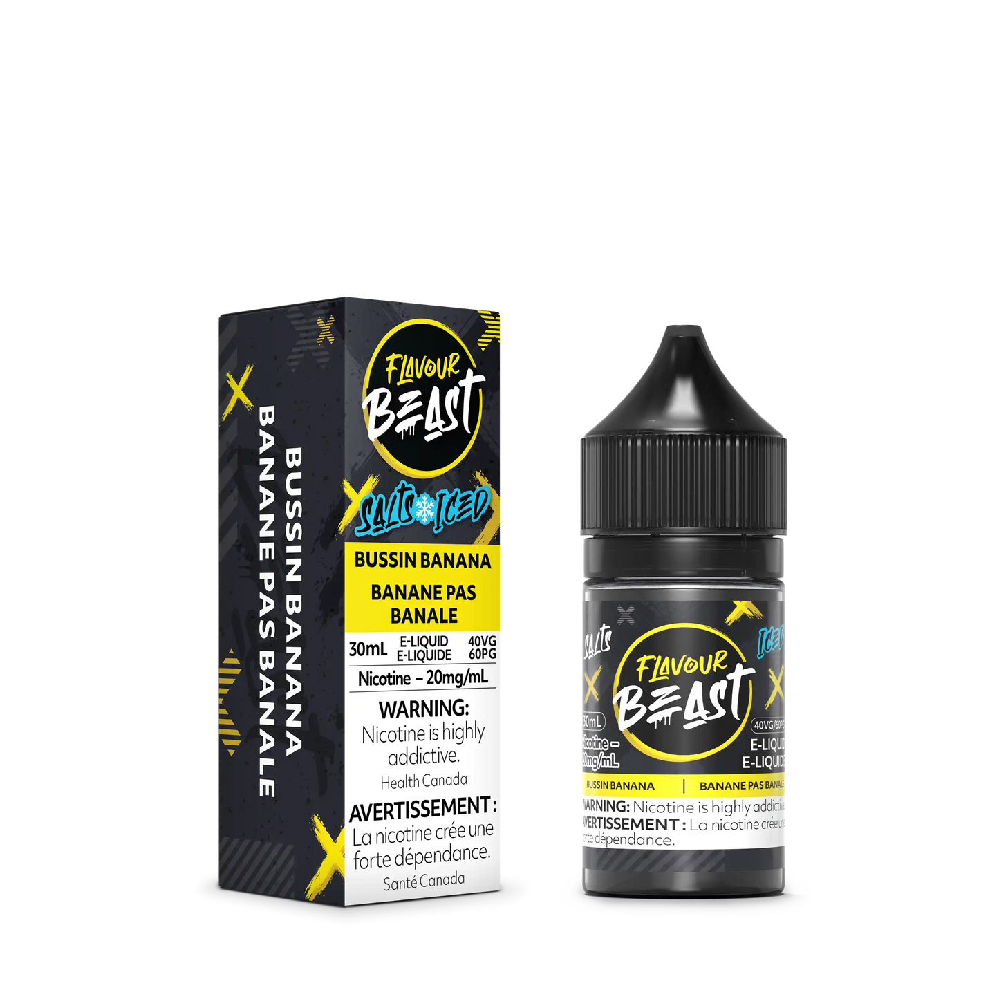 Bussin' Banana Iced by Flavour Beast Salt