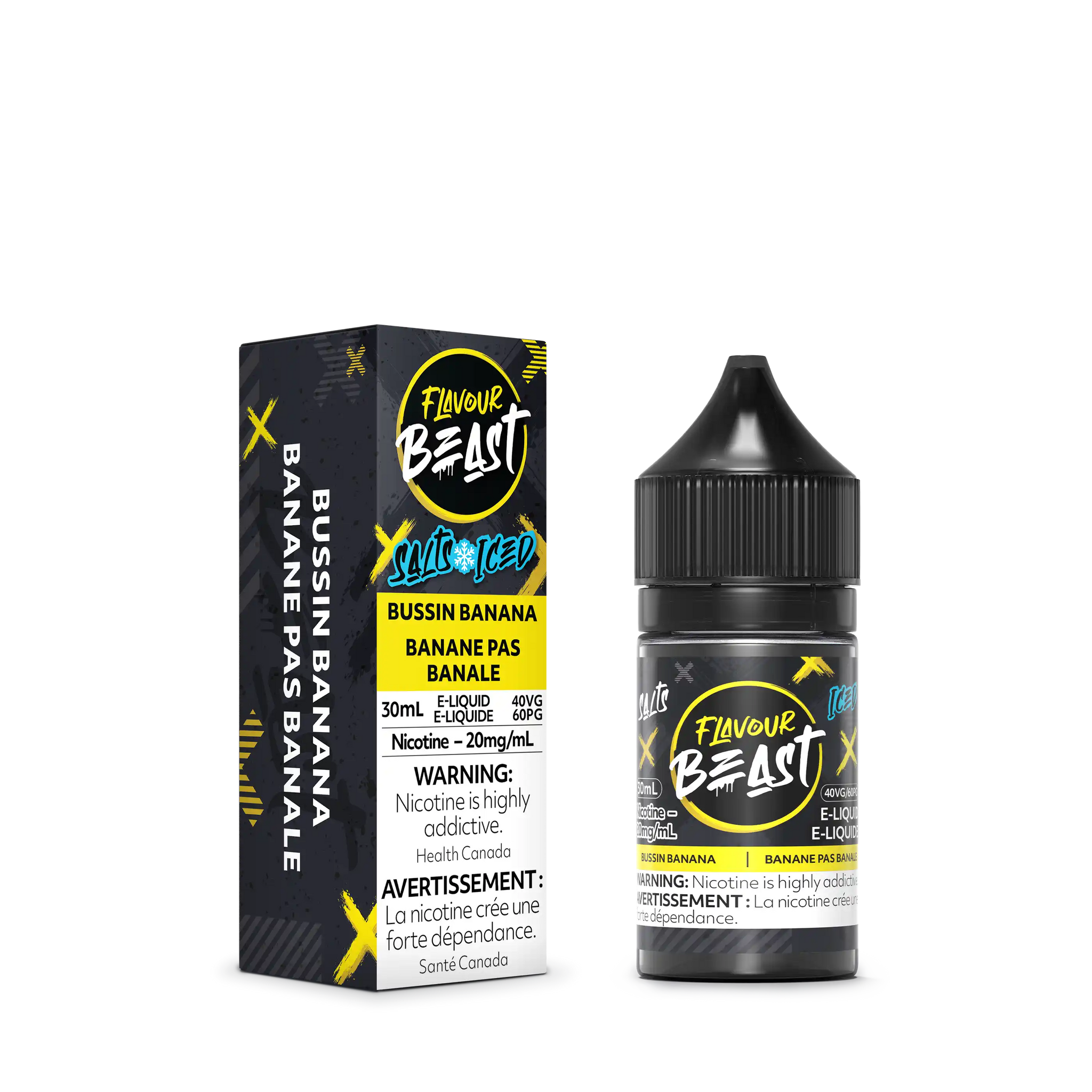 Bussin' Banana Iced by Flavour Beast Salt