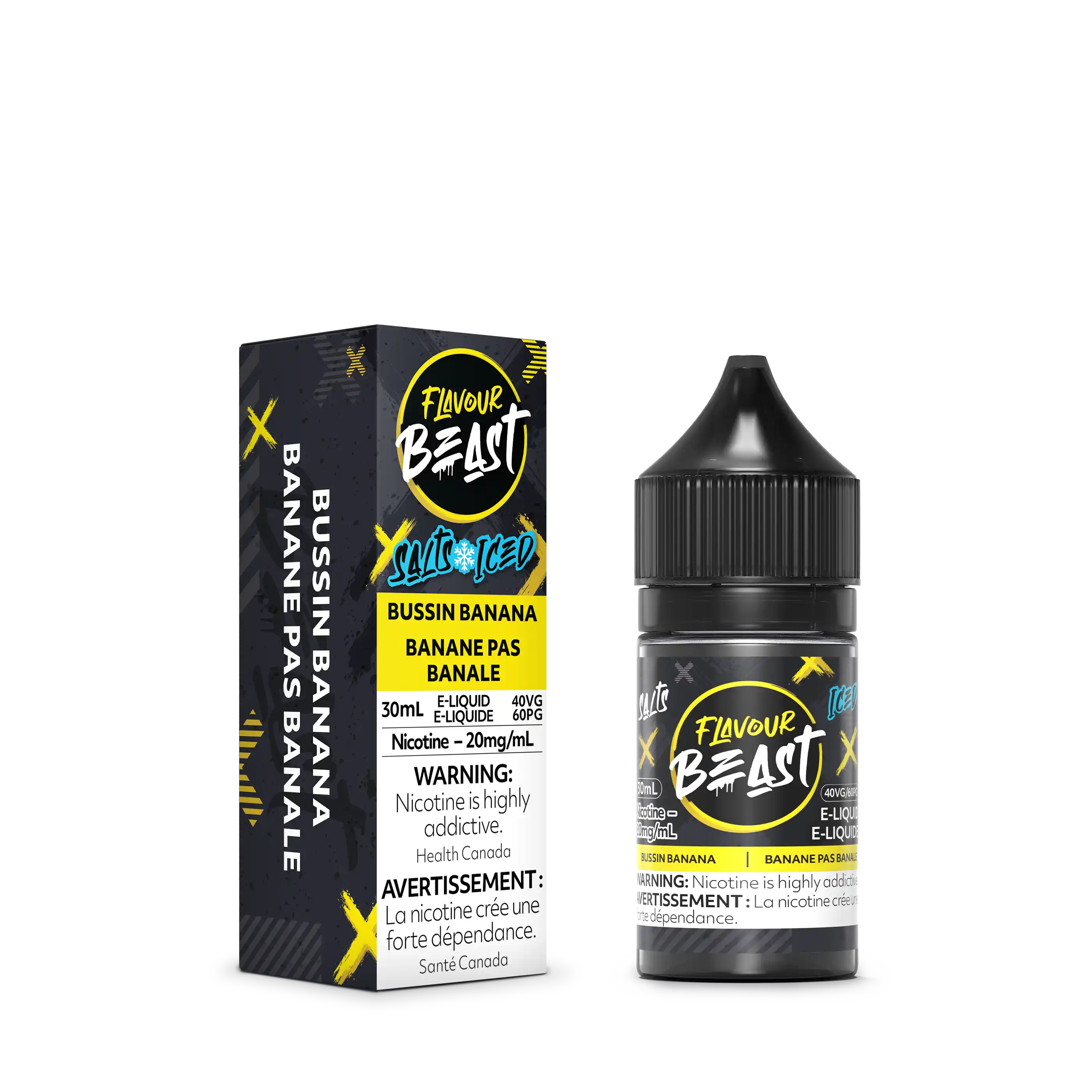 Bussin' Banana Iced by Flavour Beast Salt