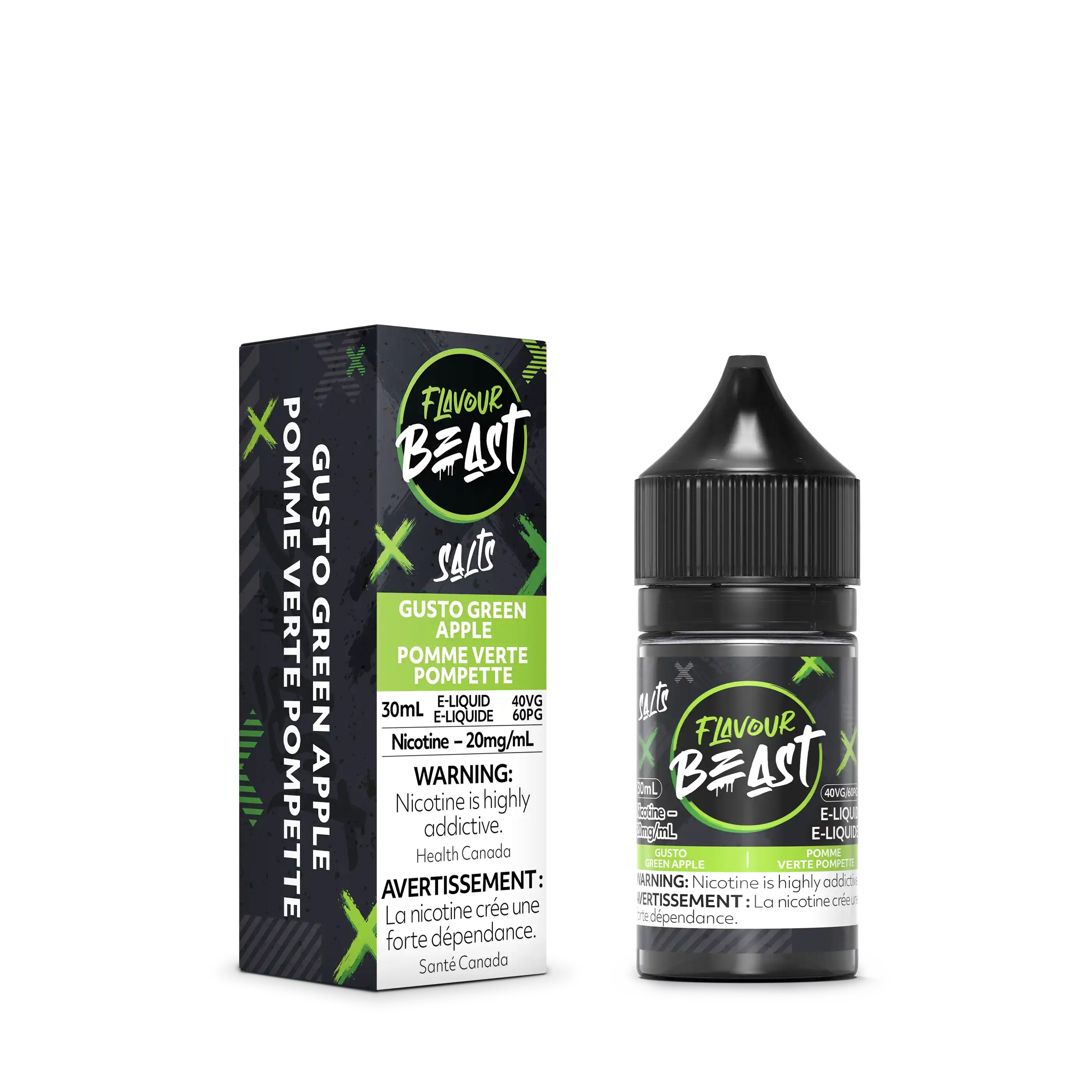 Gusto Green Apple by Flavour Beast Salt
