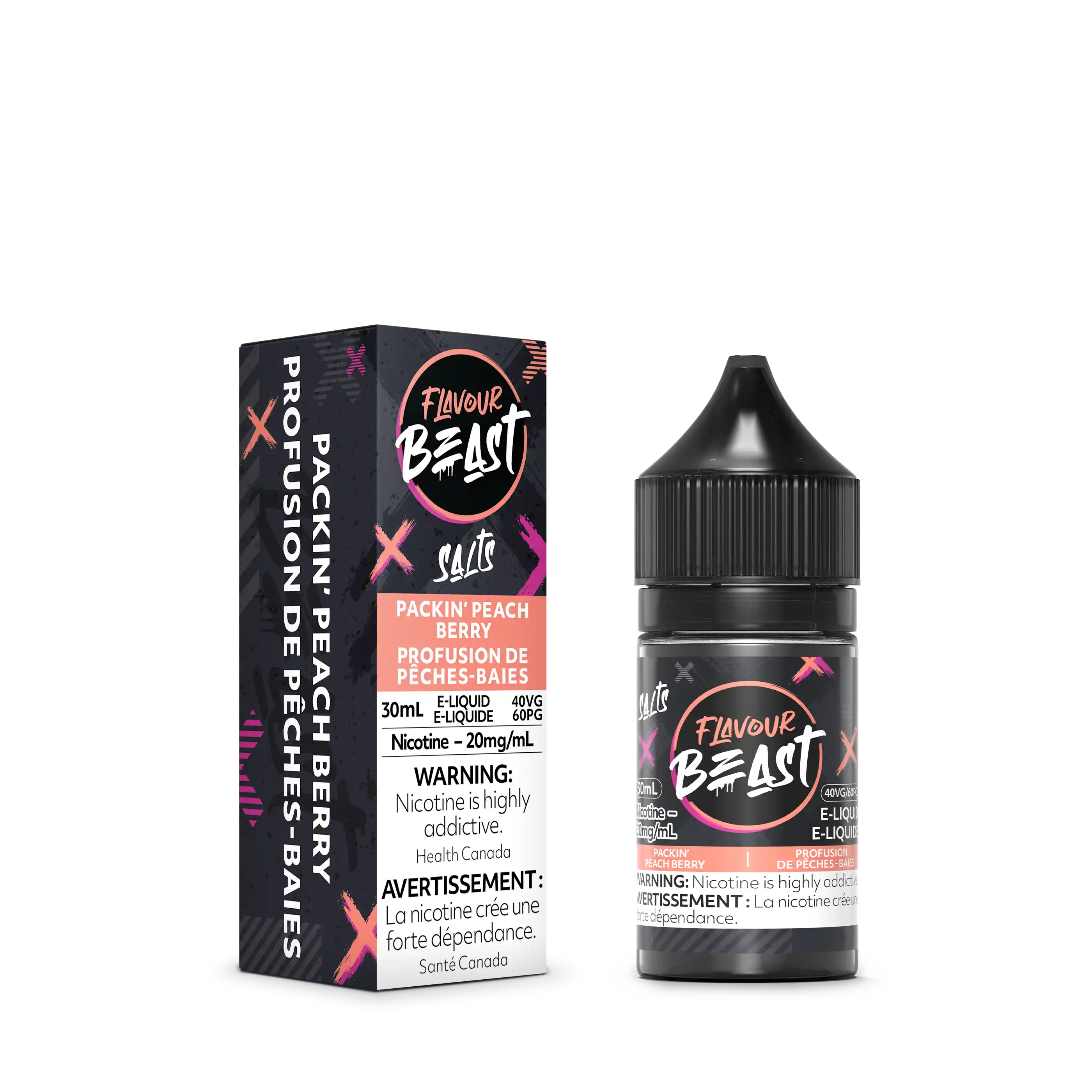 Packin Peach Berry by Flavour Beast Salt