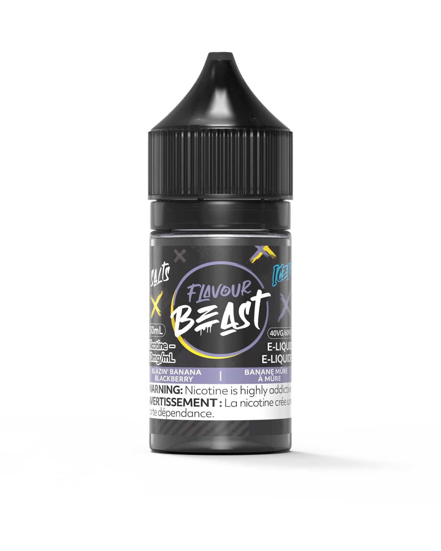 Blazin' Banana Blackberry Iced by Flavour Beast Salt