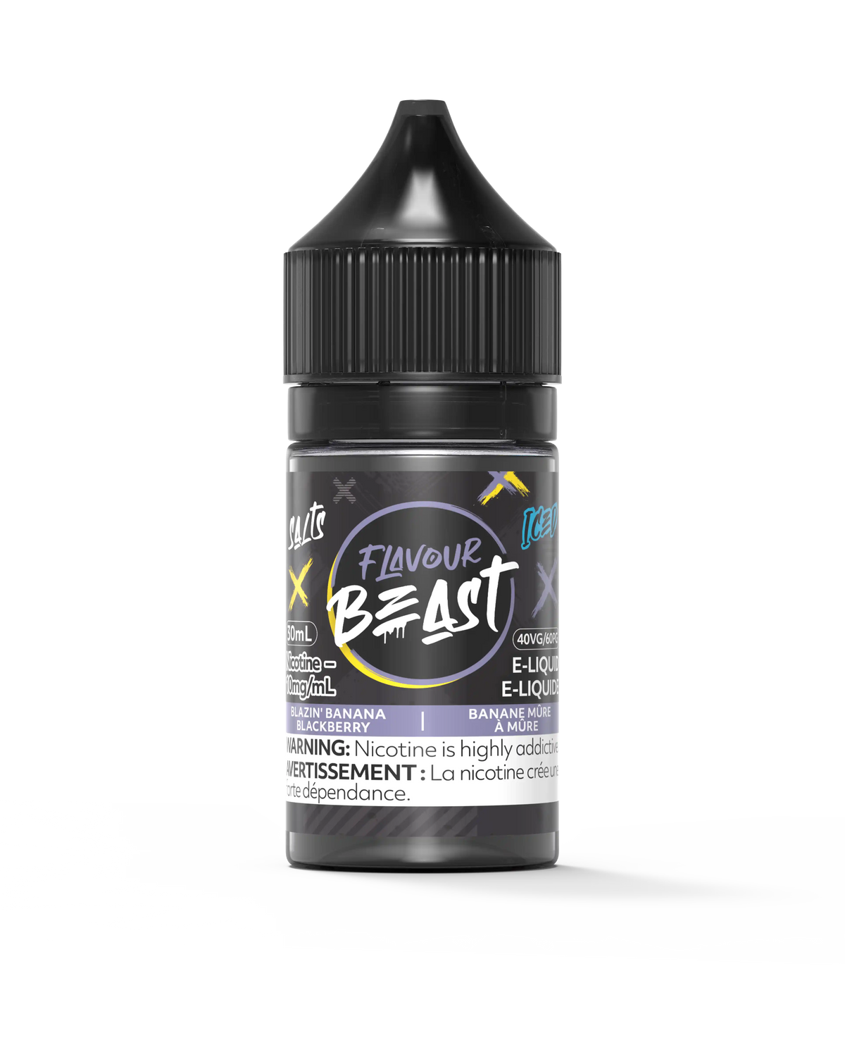 Blazin' Banana Blackberry Iced by Flavour Beast Salt